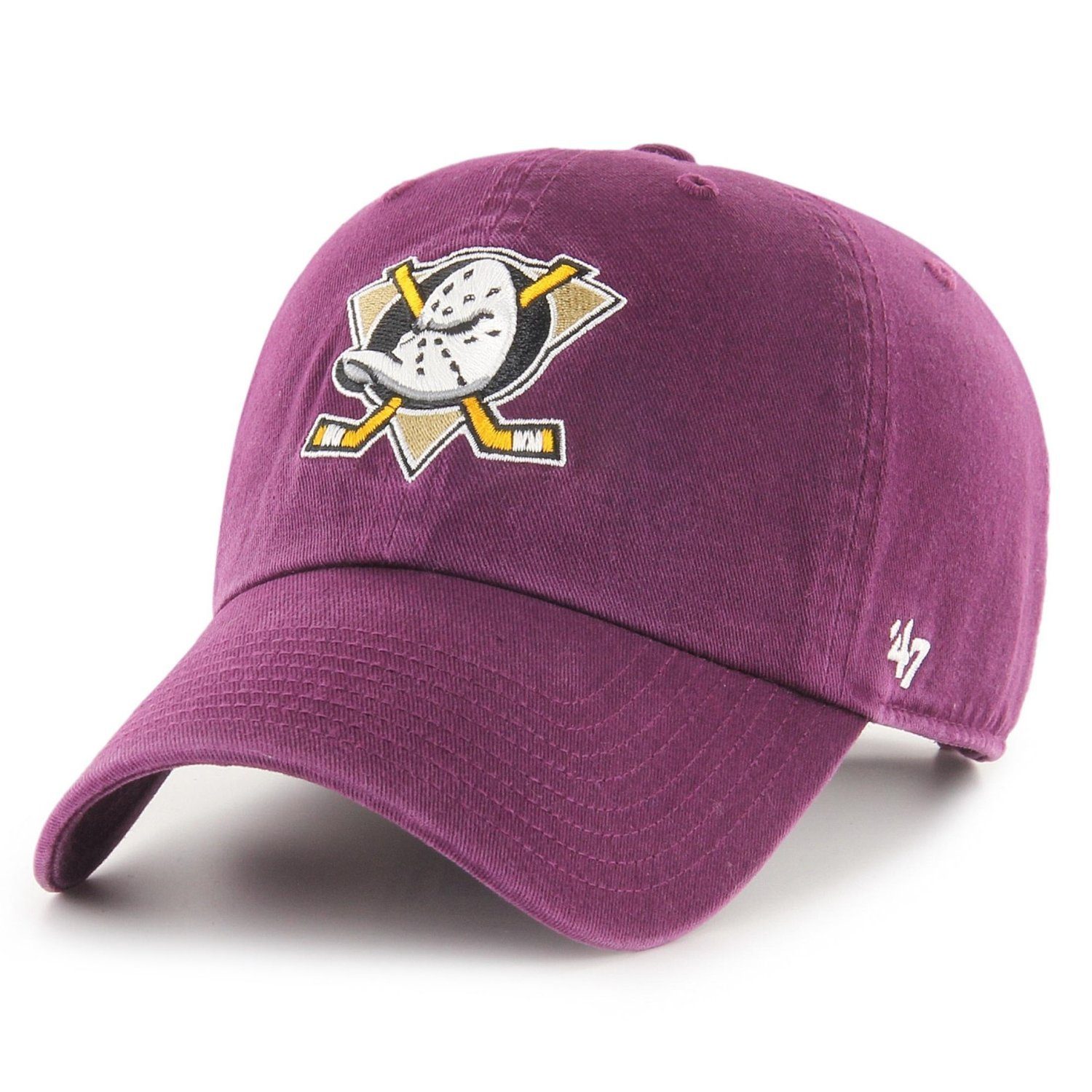 Ducks Brand CLEAN Baseball UP Anaheim '47 Cap plum