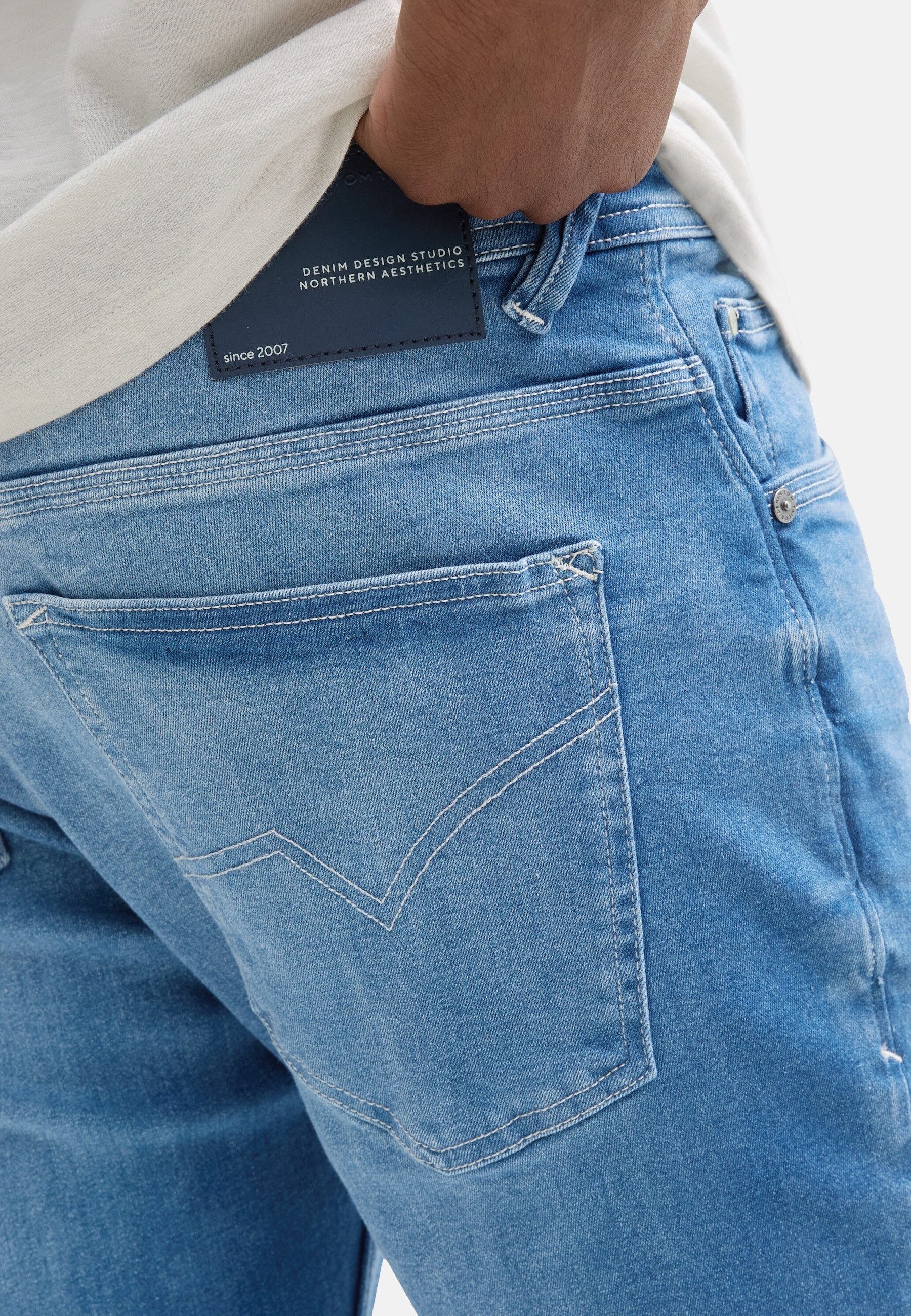 TOM TAILOR 5-Pocket-Jeans Jeans Aedan lange Hose (1-tlg)