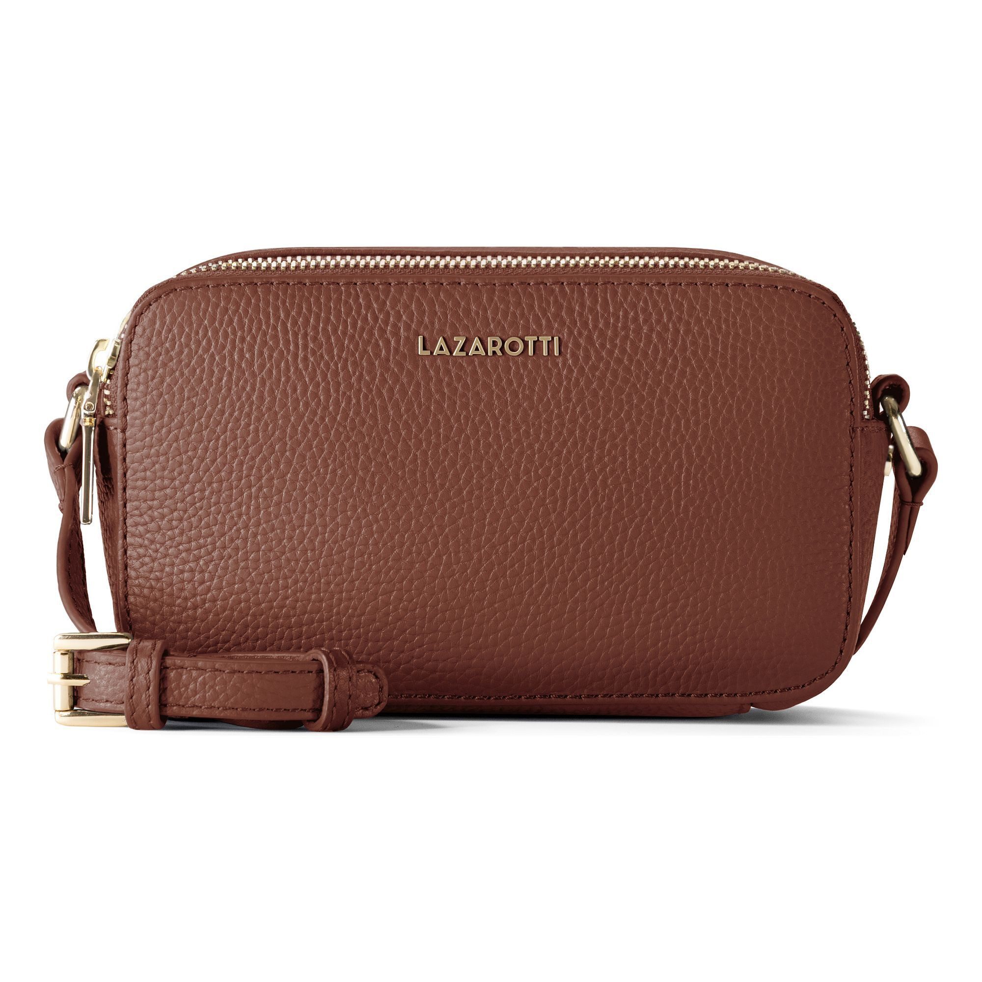 Lazarotti Umhängetasche Bologna Leather, Leder