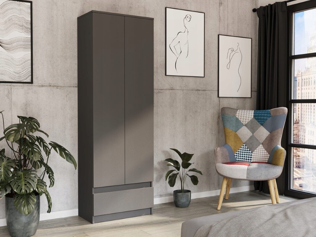 Home Collective Kleiderschrank mit 2 Türen, günstig online kaufen