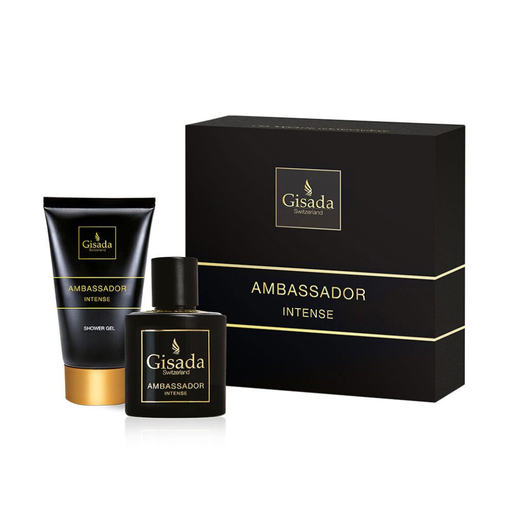 Gisada Eau de Parfum Ambassador Intense Gift Set 50ml EDP + 100ml Shower Gel
