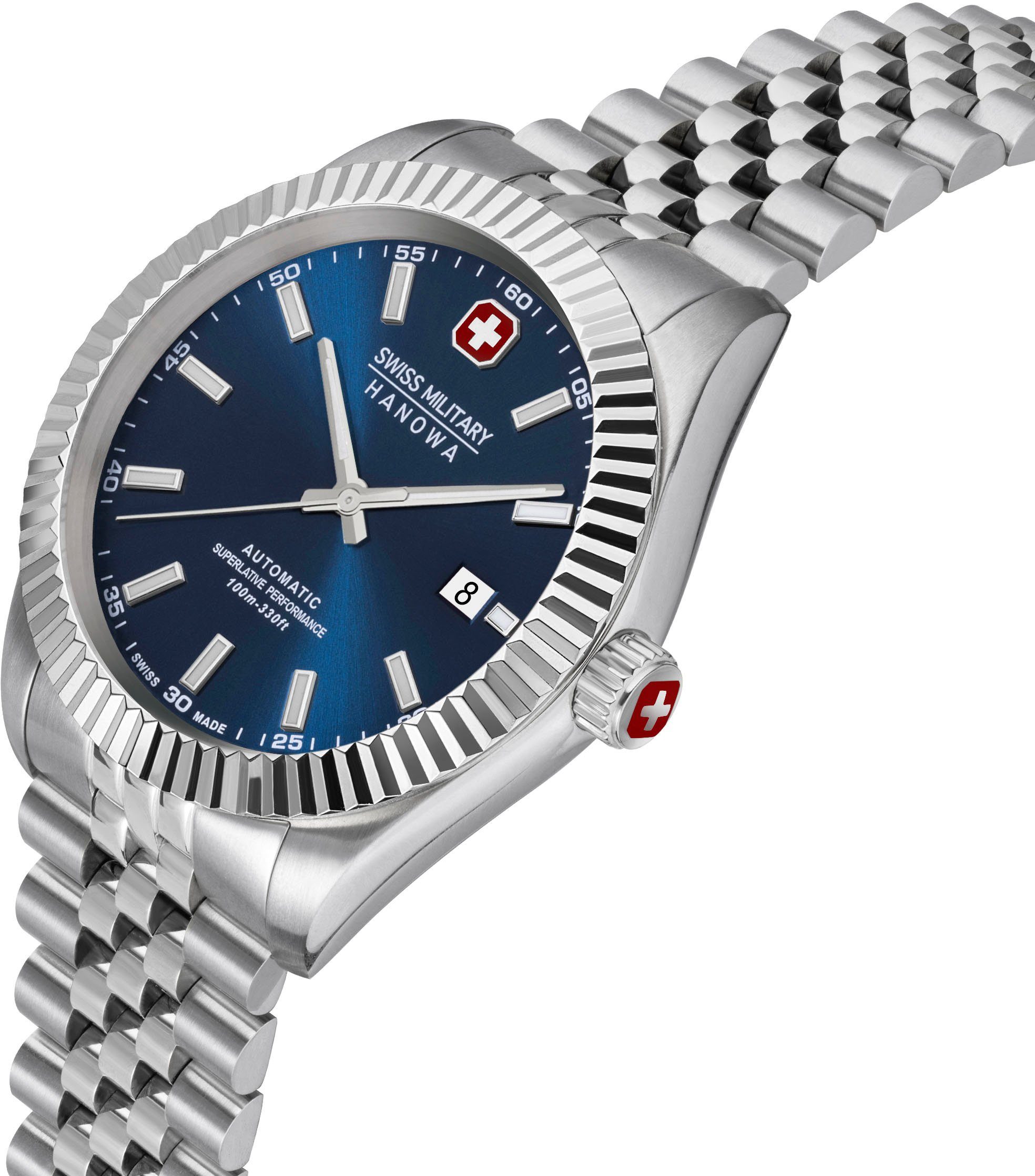 Swiss Schweizer Uhr SMWGL0002102 Blau Hanowa AUTOMATIC DILIGENTER, Military