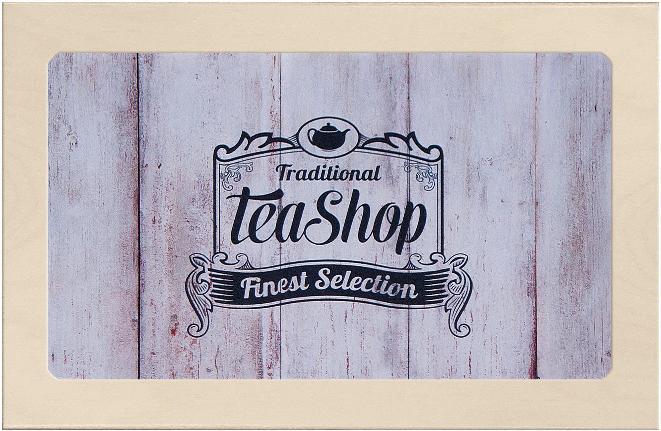 Teebox Contento Traditional (1-tlg) Selection, Holz, Tea-Shop Finest