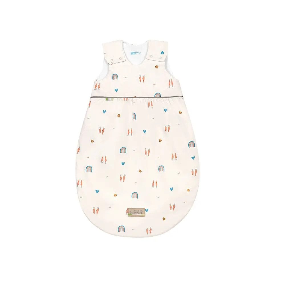 Odenwälder Babyschlafsack timmi cool Jersey-Schlafsack Gr. 110, Rainbow ecru