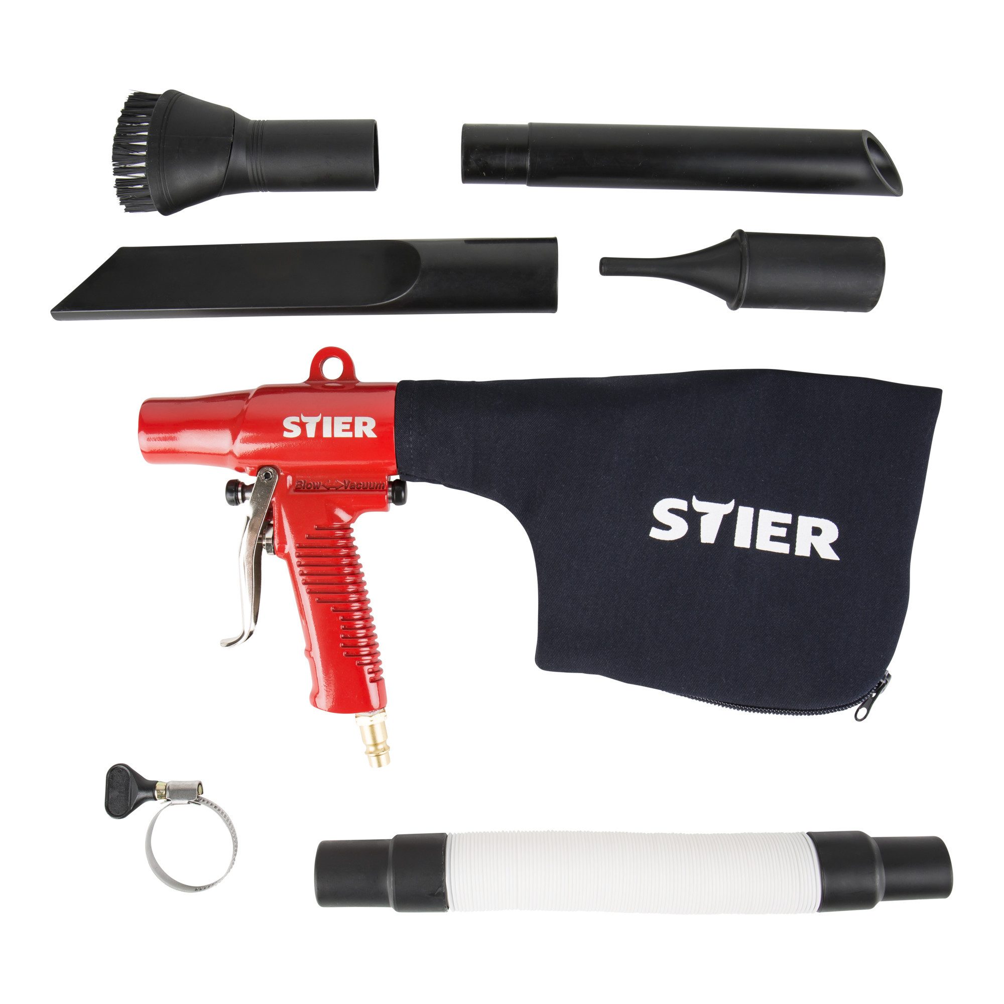Stier Ausblaspistole STIER Saug- Blaspistolen-Set umschaltbar