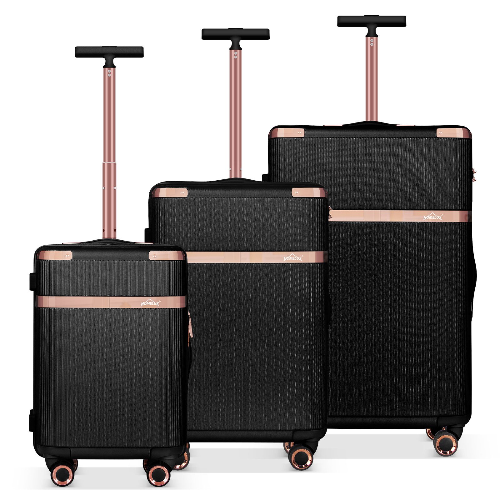 HOMELUX Kofferset Kofferset Reisekoffer 3er Set Hartschalen Koffer Trolley günstig online kaufen