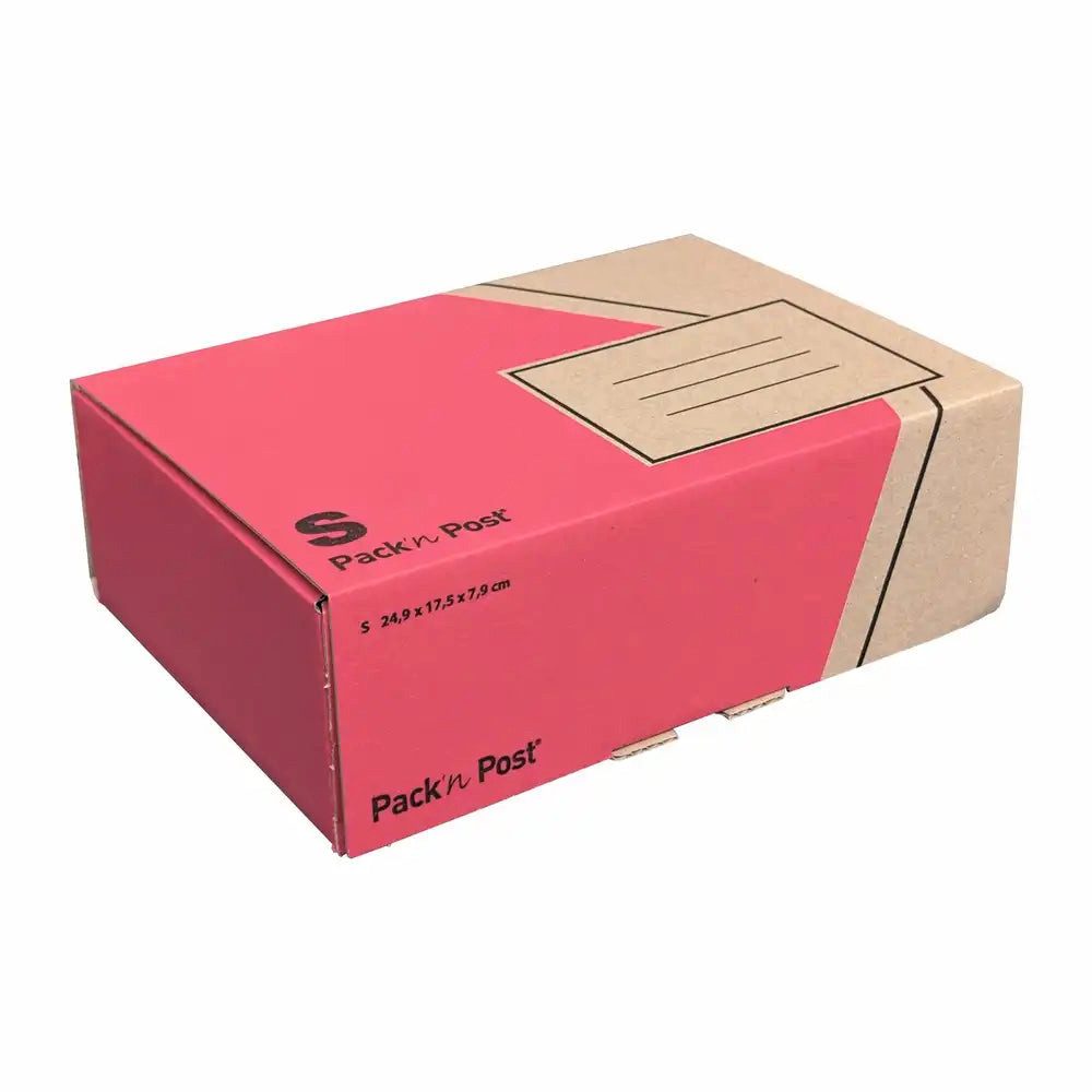 Idena Versandkarton Versandbox S 255x185x85mm - Stabile Kartonage für sicheren Versand