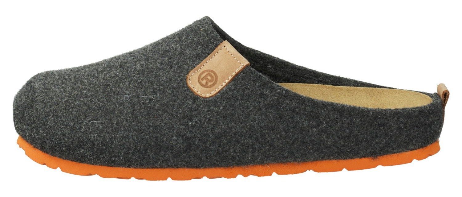 Rohde NAPOLI-H Pantoffel, Clog, Hausschuh, Homeslipper mit herausnehmbarer Innensohle