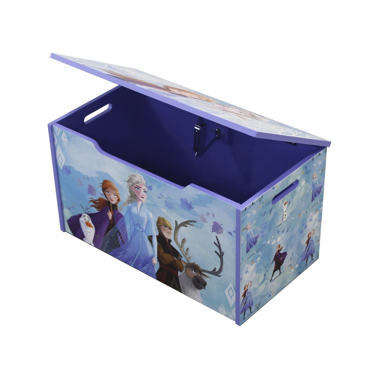 HTI-Living Spielzeugtruhe Frozen Spielzeugkiste pink mit Deckel für Kinderzimmer (Stück, 1 St., 1 Kindertruhe), Spielzeugkiste Kindertruhe