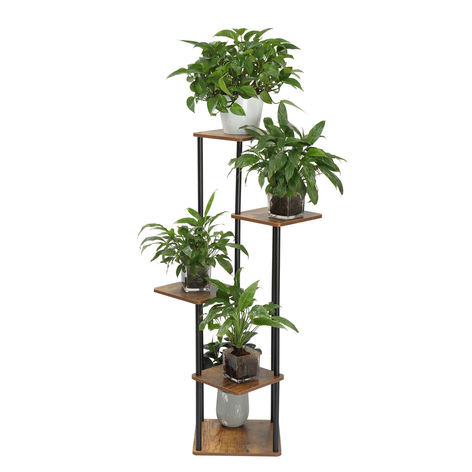 LALAHO Blumenständer Blumenständer Blumenständer 5 Etagen Blumenregal, 5 Etagen Blumenregal