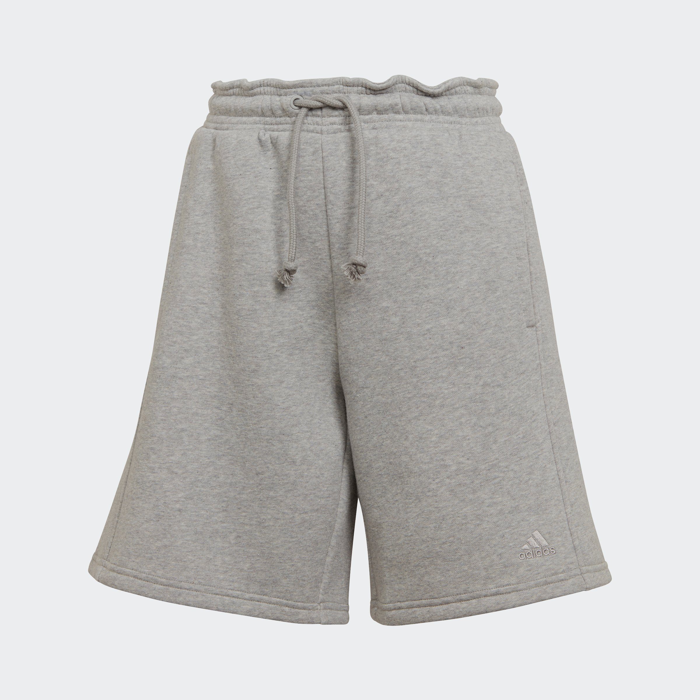 adidas Sportswear Shorts ALL SZN Heather FLEECE Medium (1-tlg) Grey