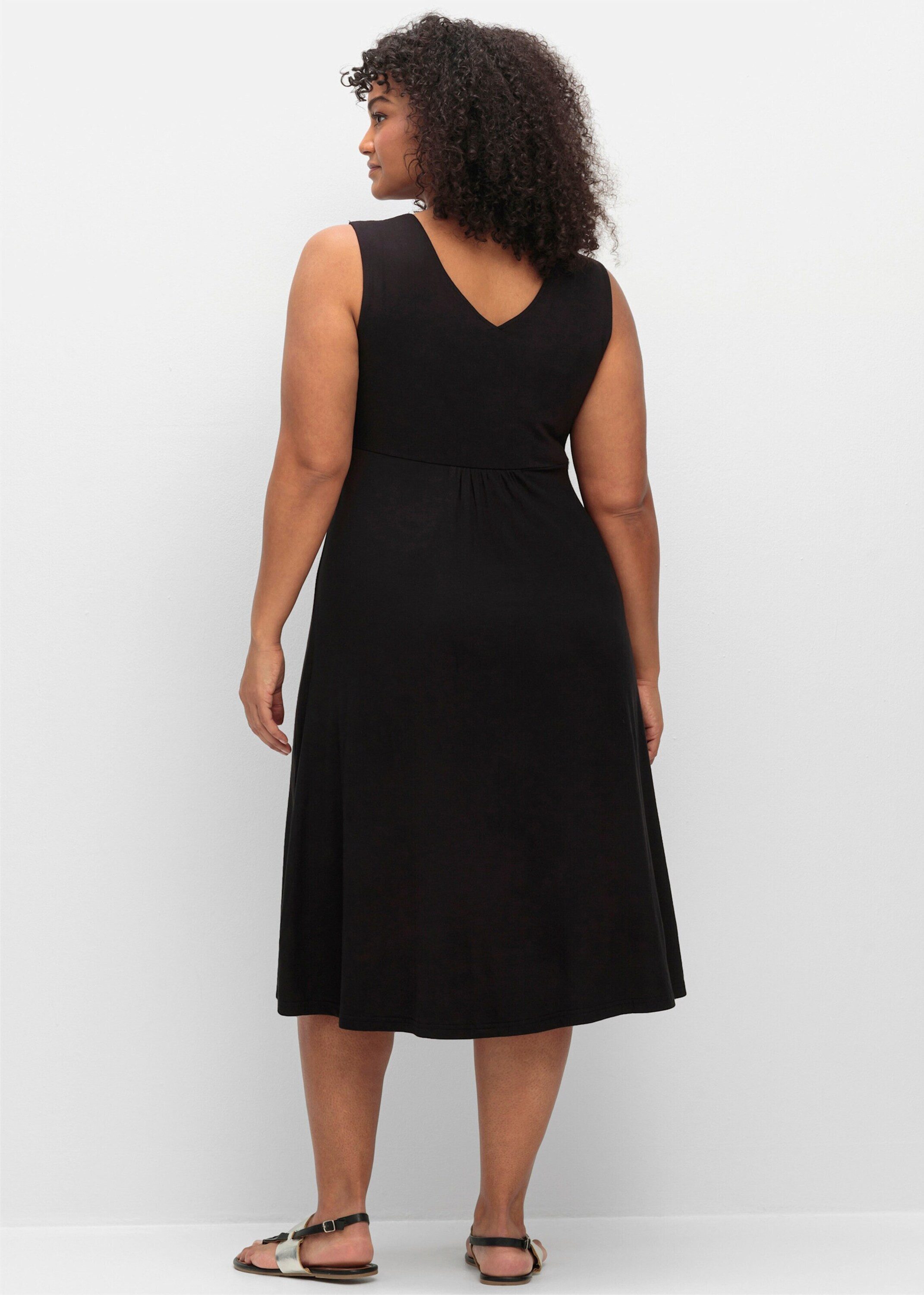 Sheego Jerseykleid Jerseykleid Ärmellos günstig online kaufen