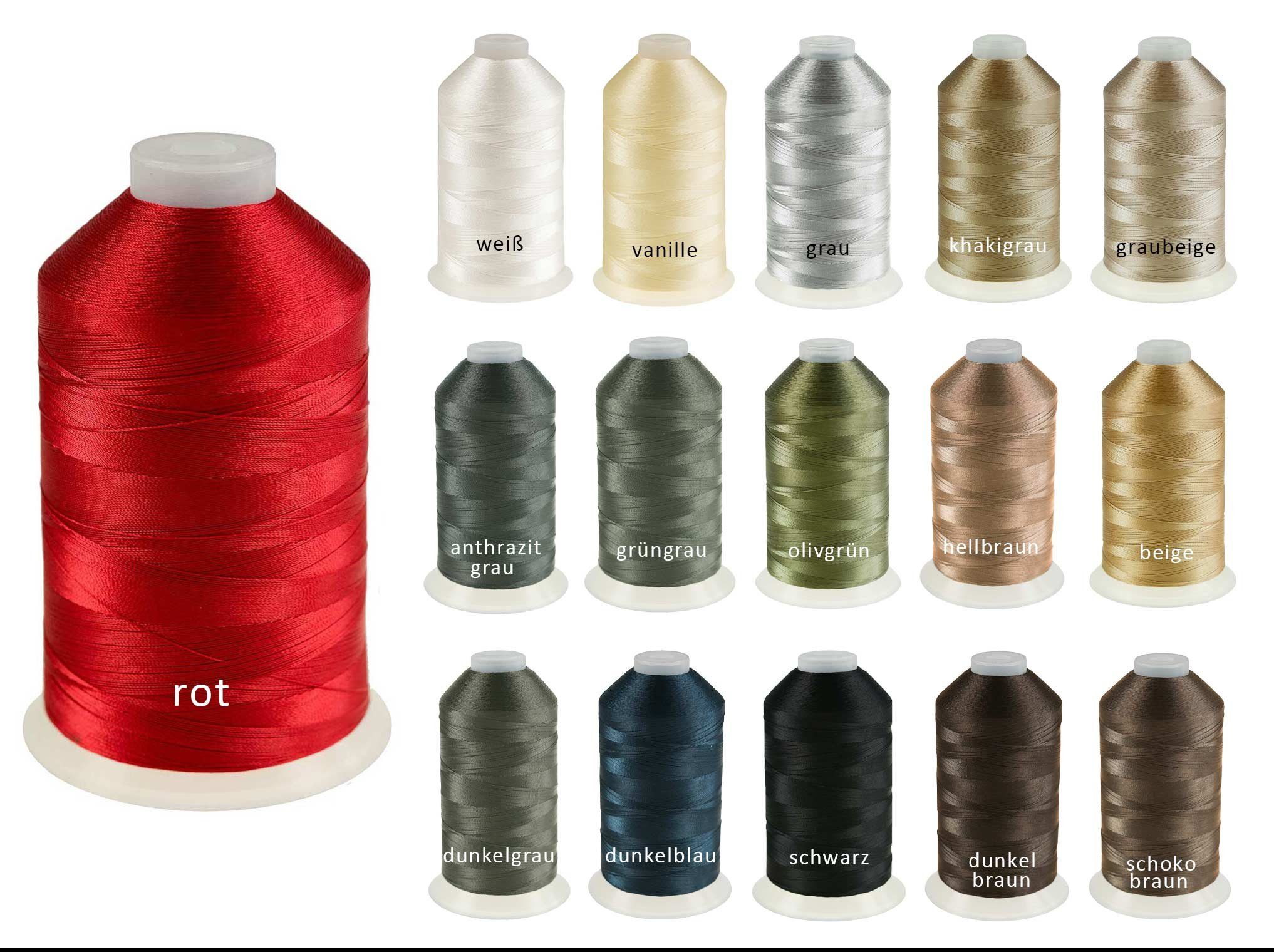 maDDma 3000m Nähgarn Polyester 210D/3 Nähgarn, 3000 m, A804 dunkelblau