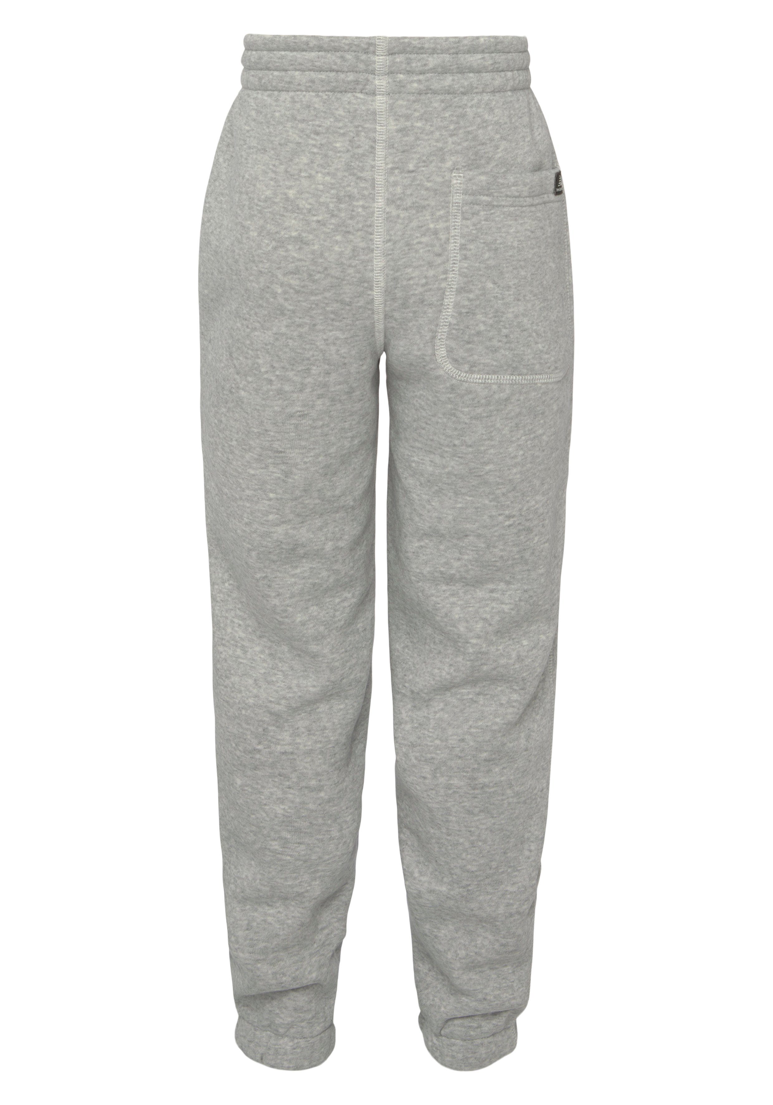 New Balance Sweathose Pant Essentials grey Brushed athletic Back