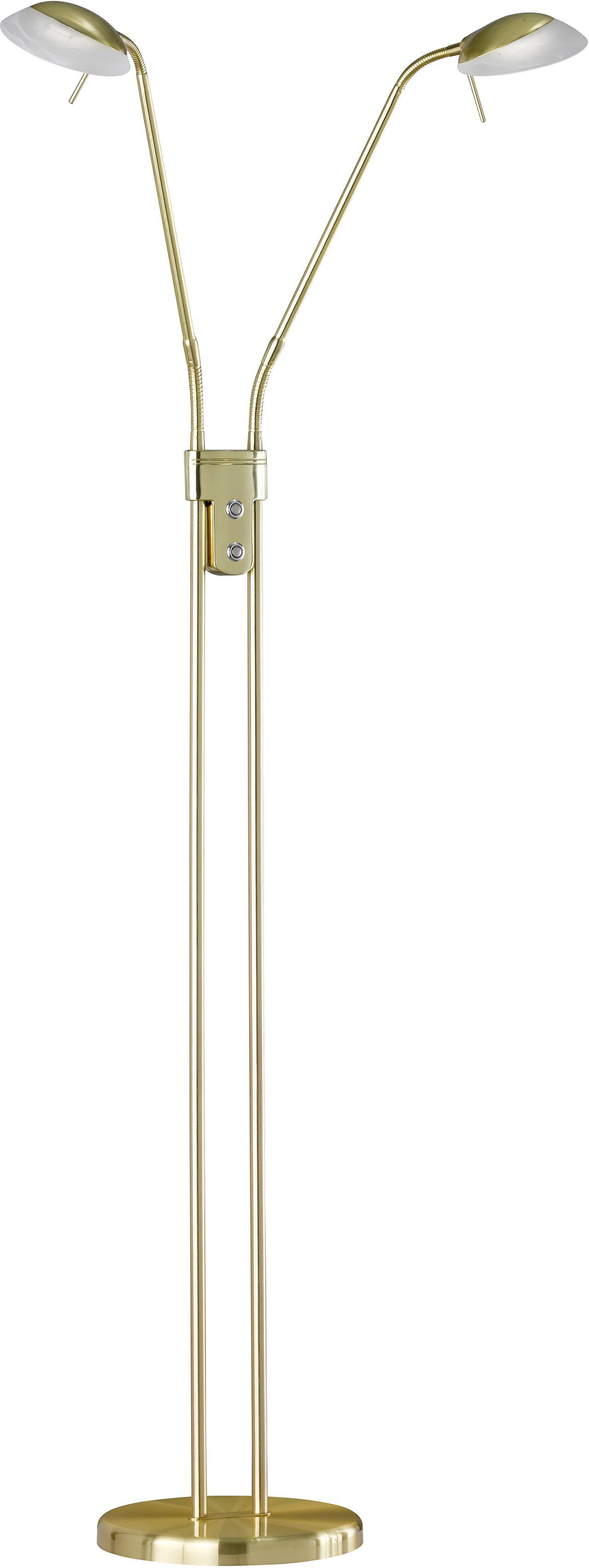 Fischer & Honsel LED-Stehleuchte Pool TW 2x 5 W Gold 1100 lm günstig online kaufen
