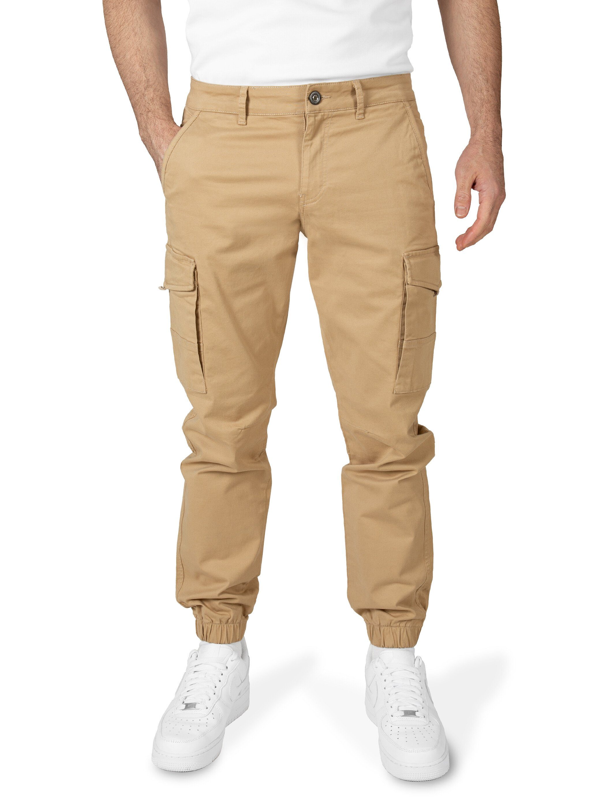 (Incense WOTEGA Herren Cargo Odin Beige 161010) Cargohose Hose moderne