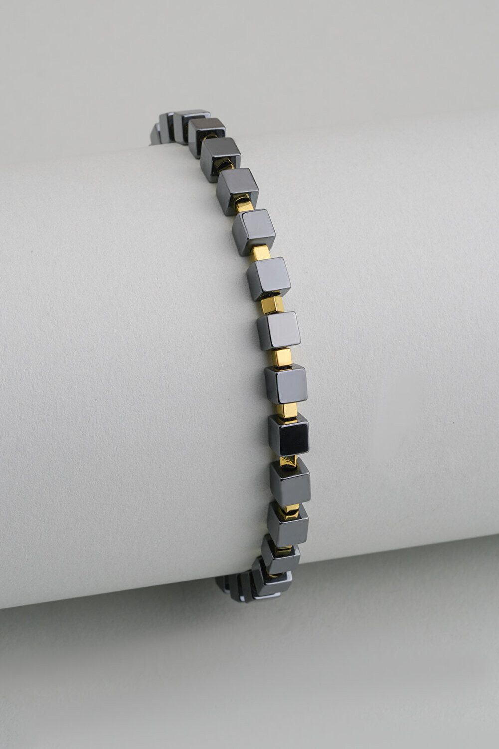 Armreif Silber Hämatit Oxidierte Armband 21cm