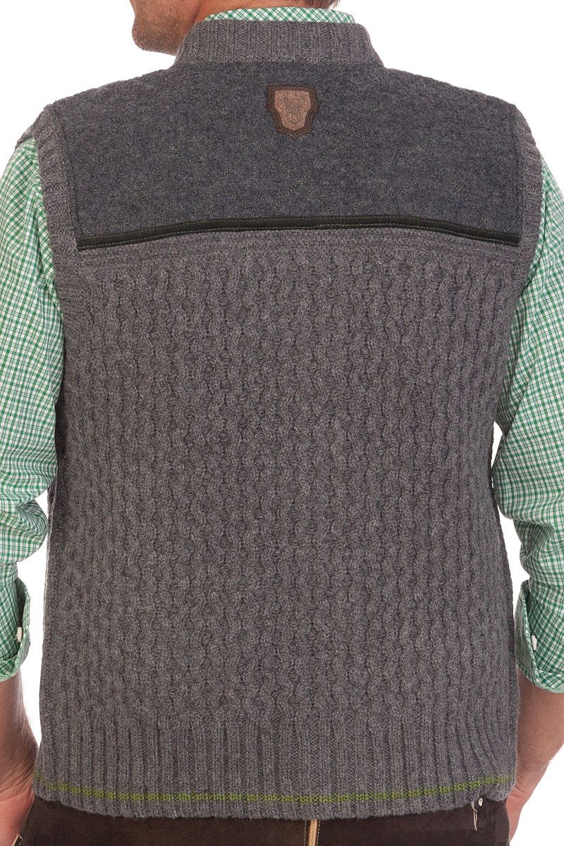 Spieth & Wensky Trachtenweste Trachtenweste - AXEL - mittelgrau