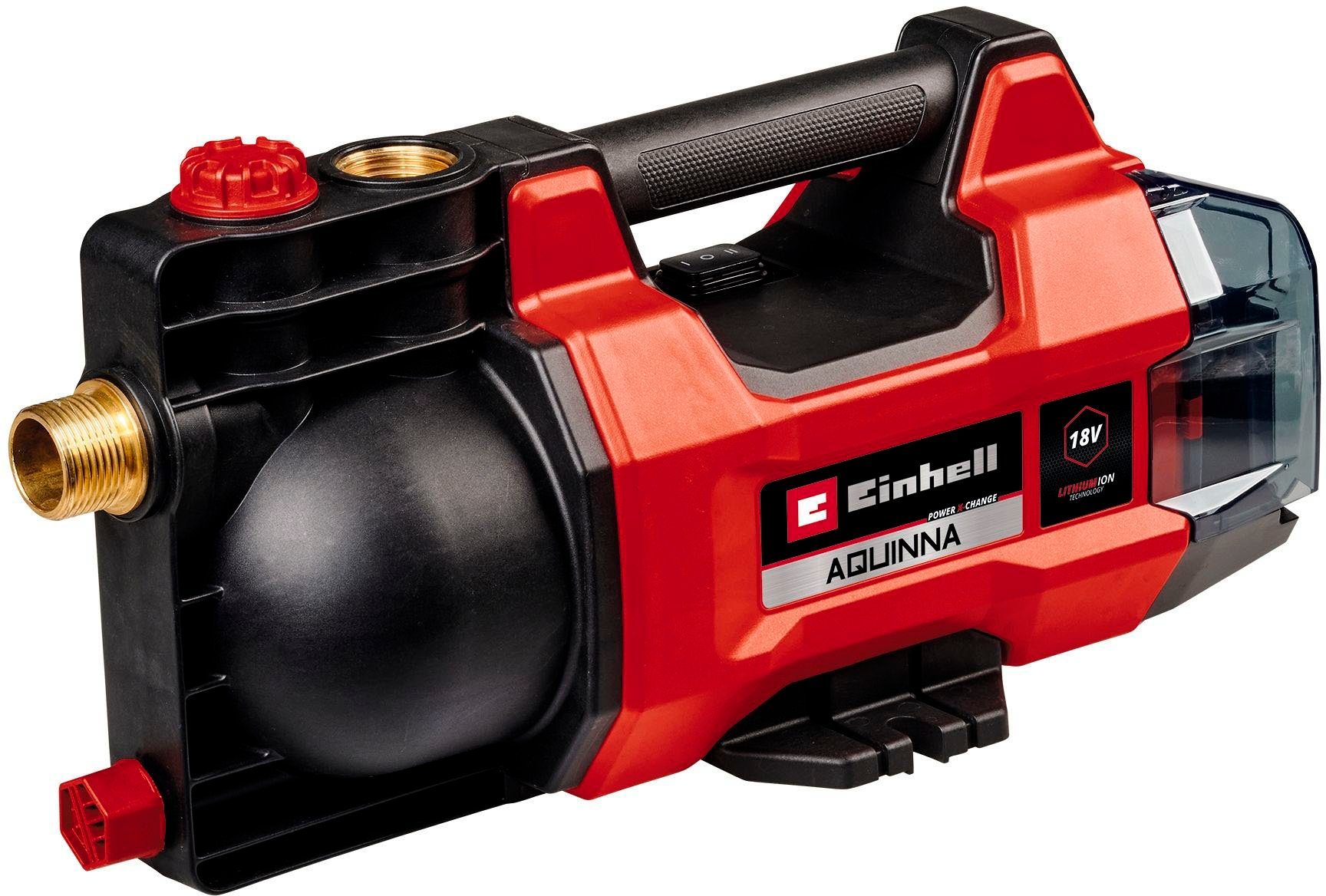 Einhell Akku-Gartenpumpe Power X-Change AQUINNA 18/28, mit Leistungsstufenschalter und Überlastschutz