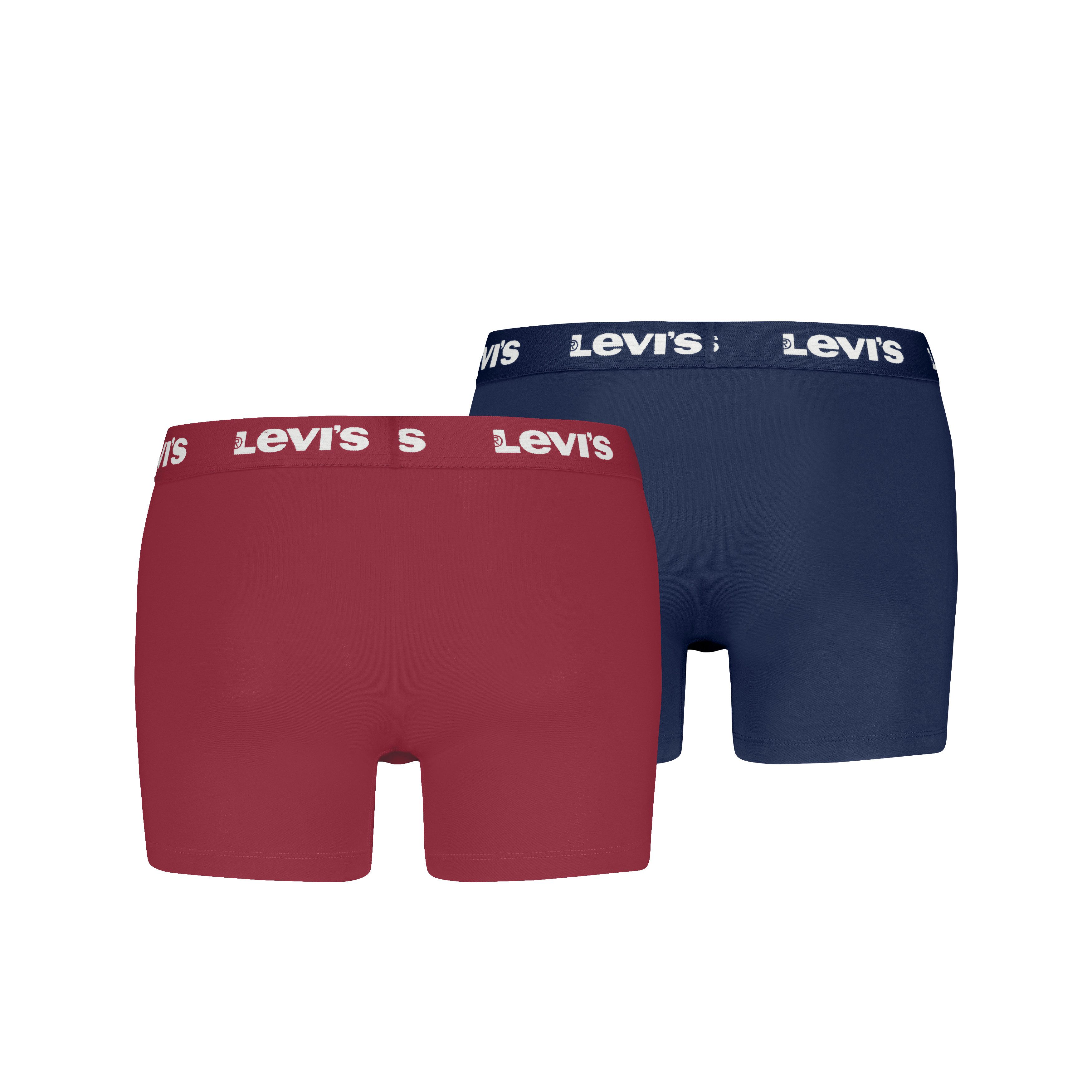 Levi's® Boxershorts LEVIS MEN REPEAT LOGO BOXER BRIEF 2P (2er Pack) ohne Eingriff, Logobund, elastisch – Bild 2 von 2