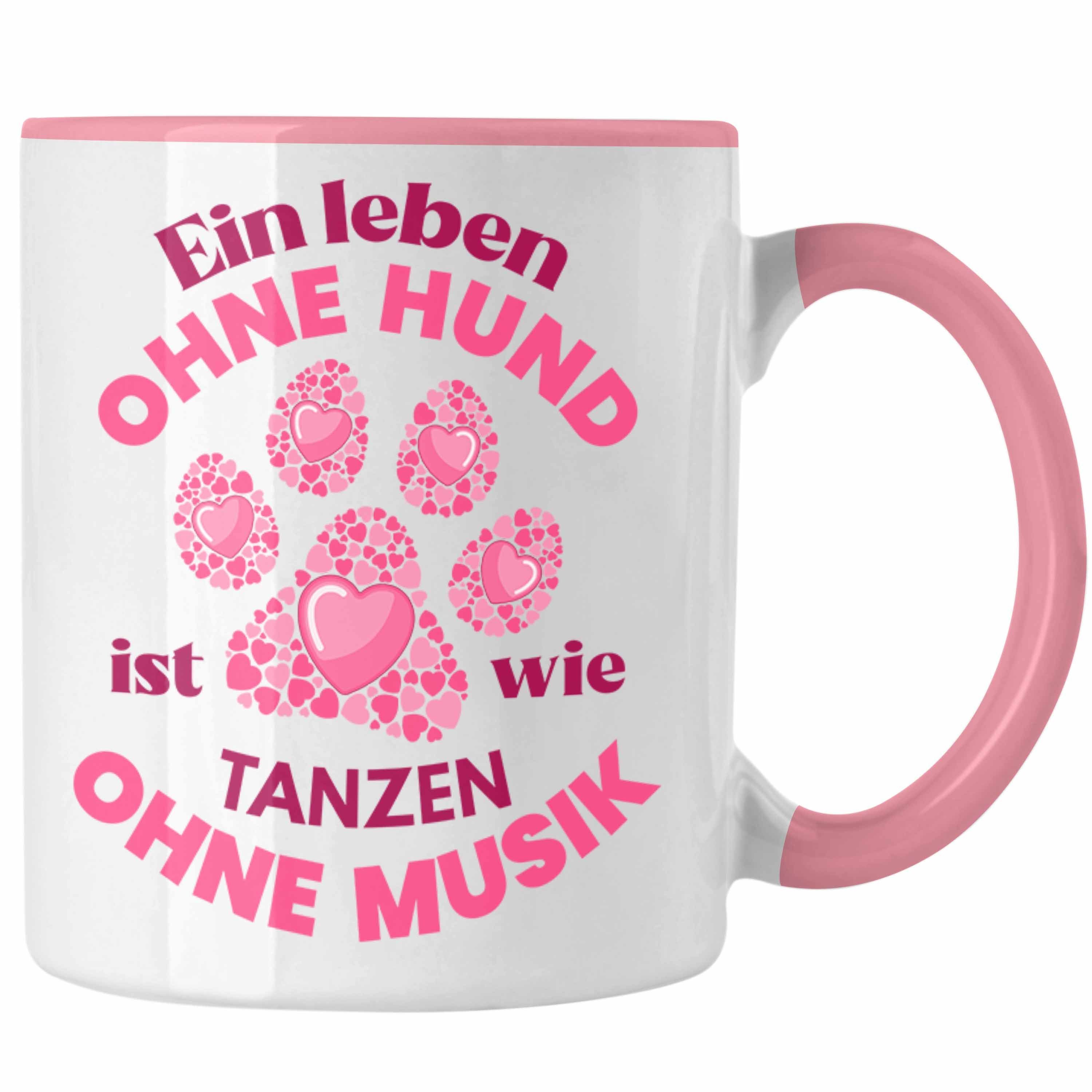 Trendation Tasse Trendation - Hundebesitzerin Tasse Geschenk Hunde-Mama Geschenkidee Frauen Becher Kaffeetasse Hundemami Rosa | Teetassen