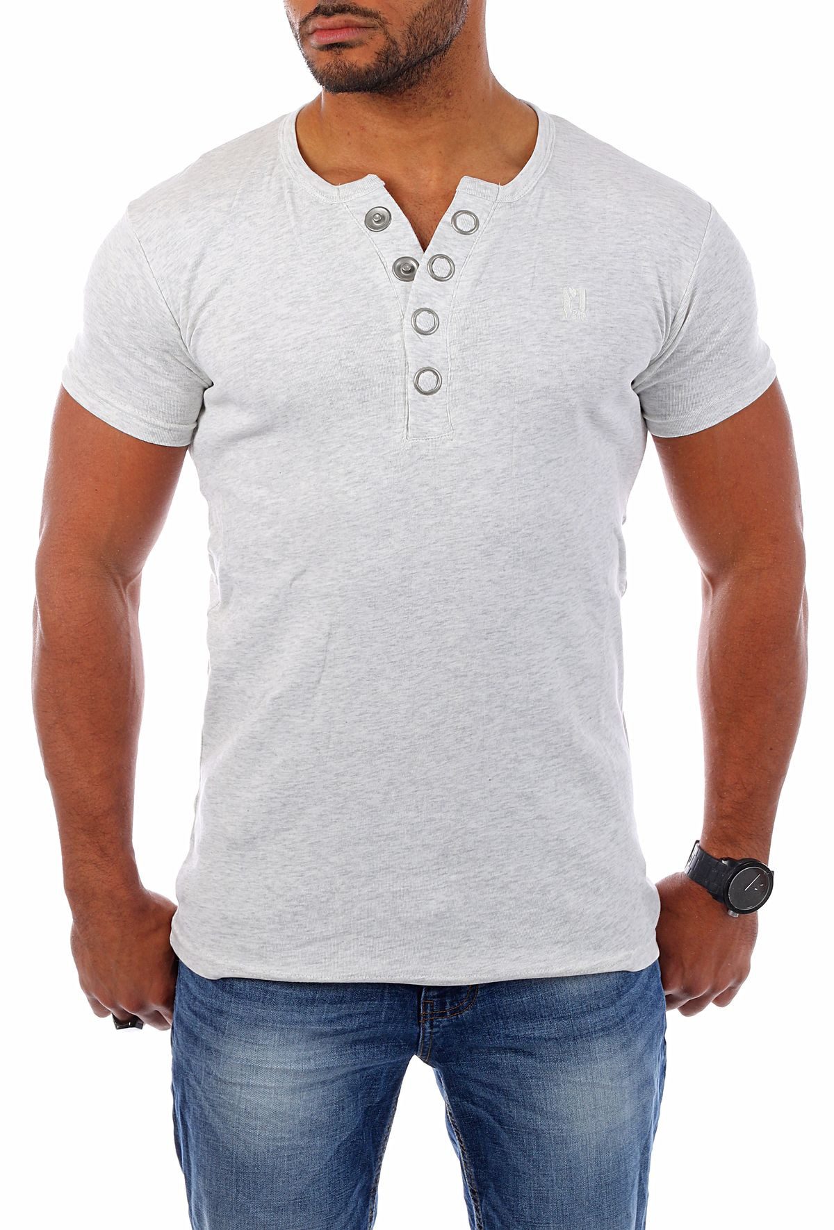Young & Rich T-Shirt Herren basic günstig online kaufen