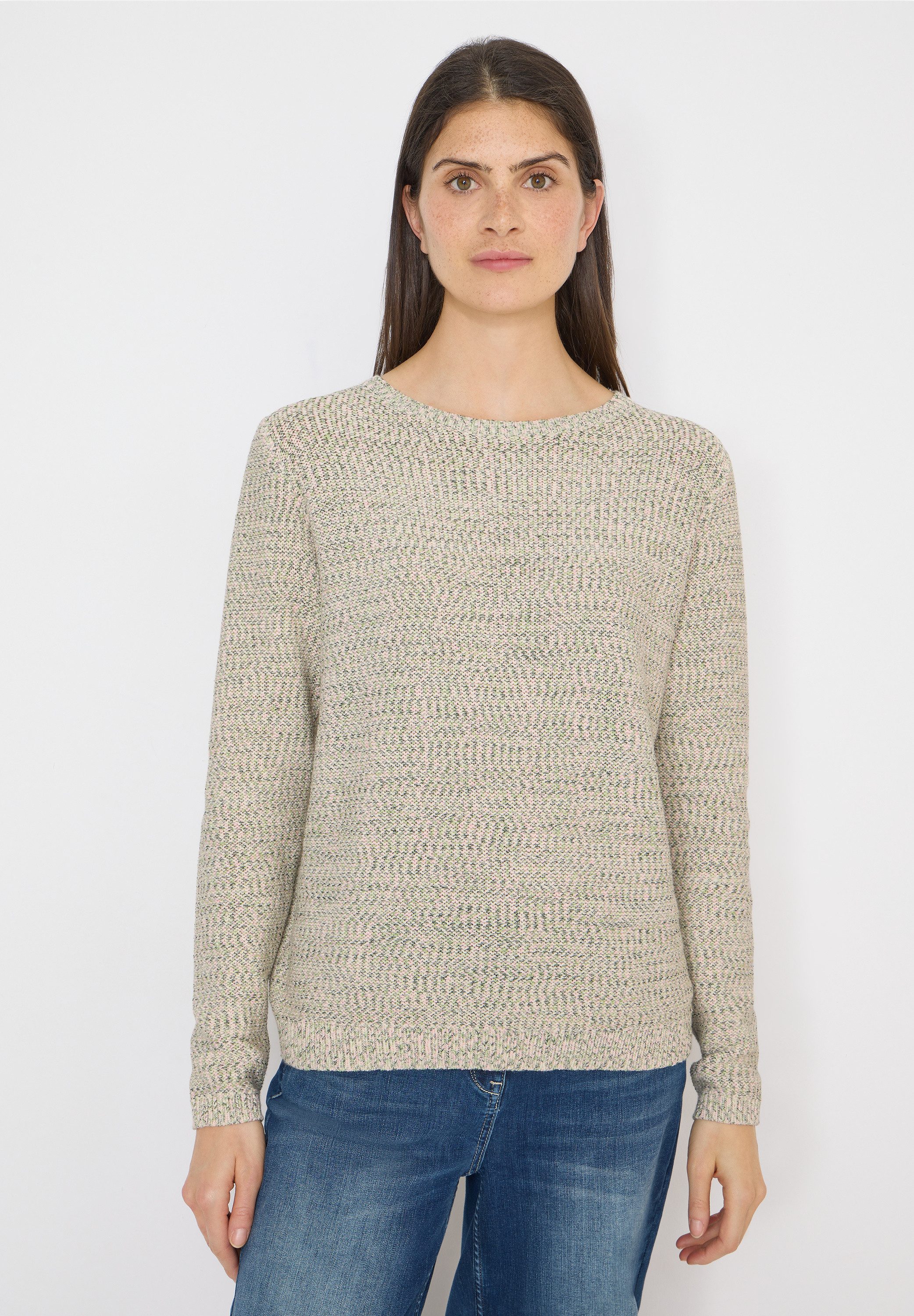 CECIL Strickpullover mit U-Boot-Ausschnitt