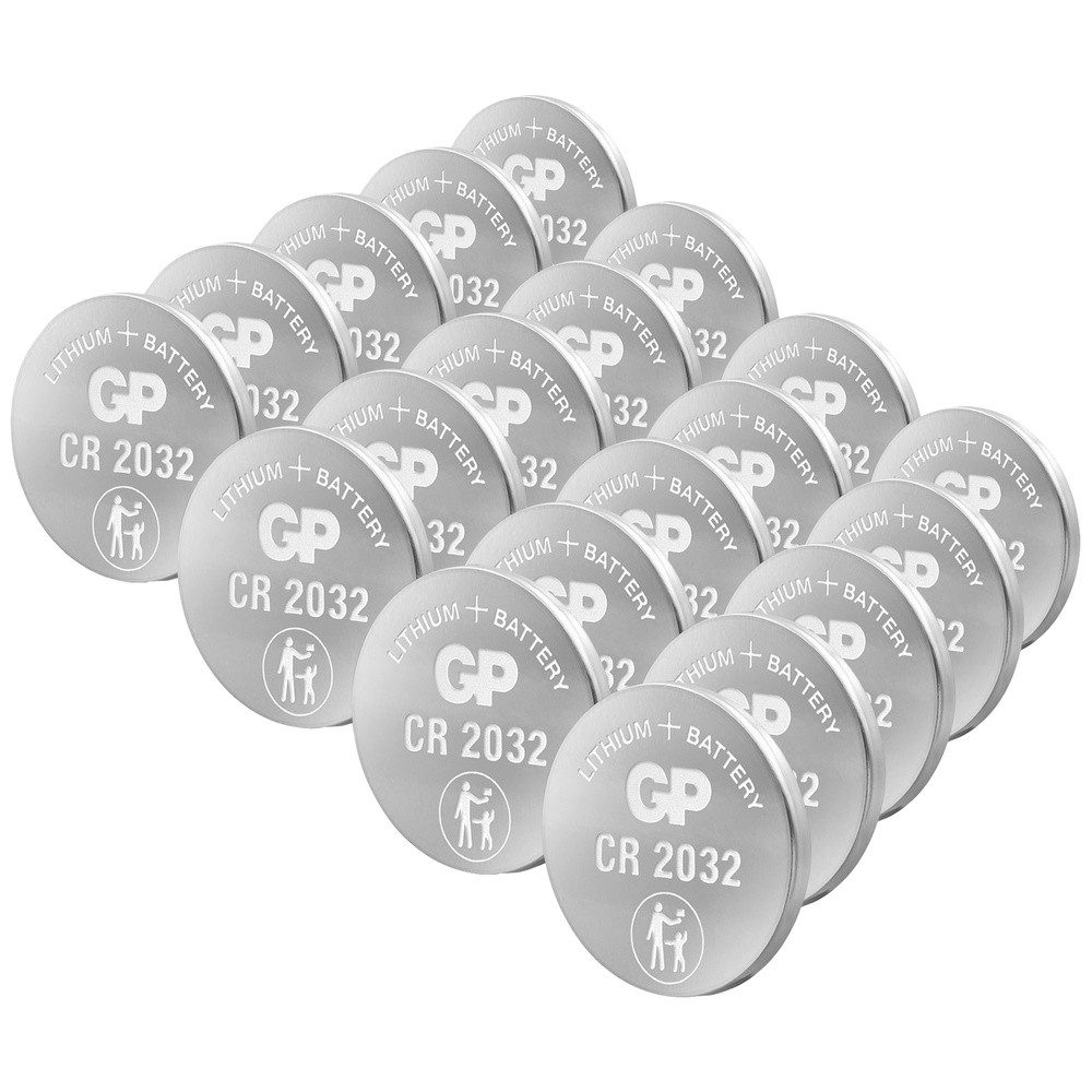 Gp GP Knopfzelle CR2032 3 V 20 St. Lithium GPCR2032STD841C20 Knopfzelle