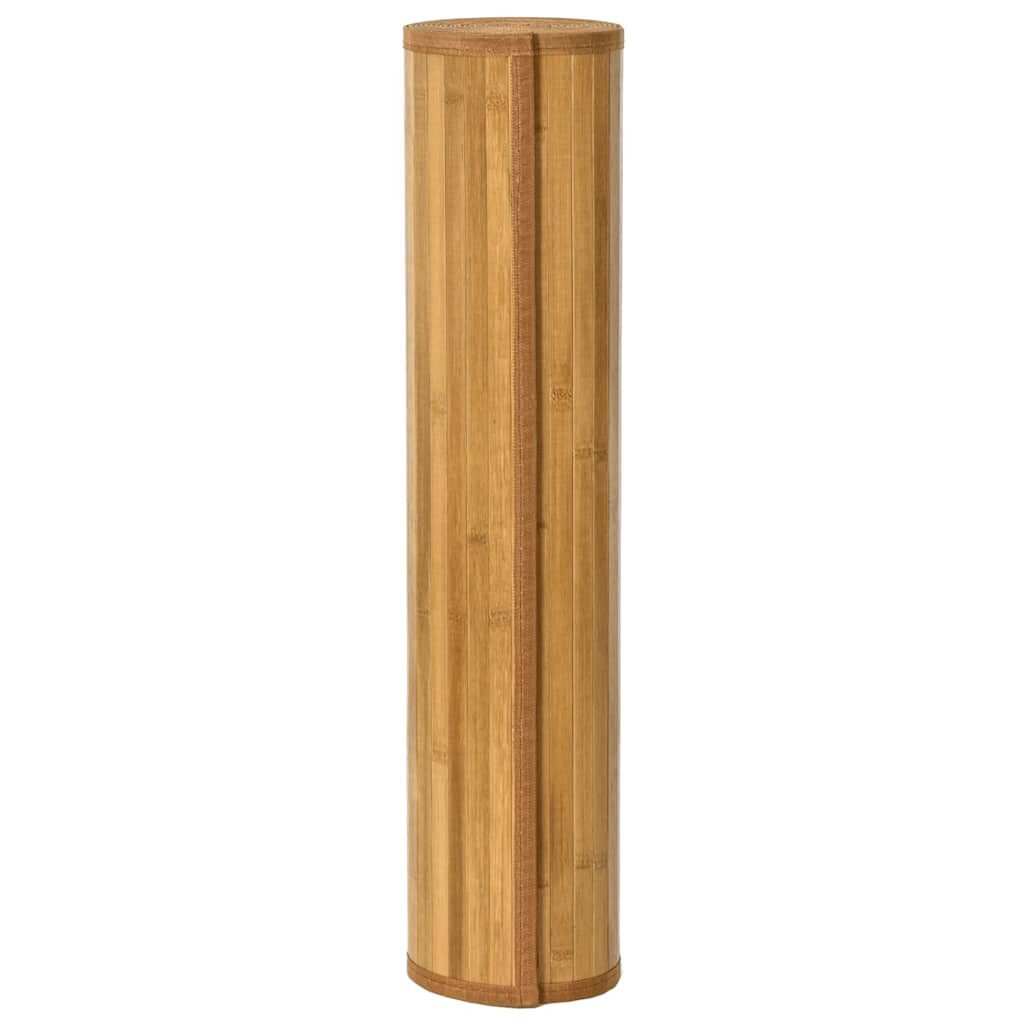 vidaXL Teppich Teppich Rechteckig Natur 80x200 cm Bambus, Rechteckig günstig online kaufen