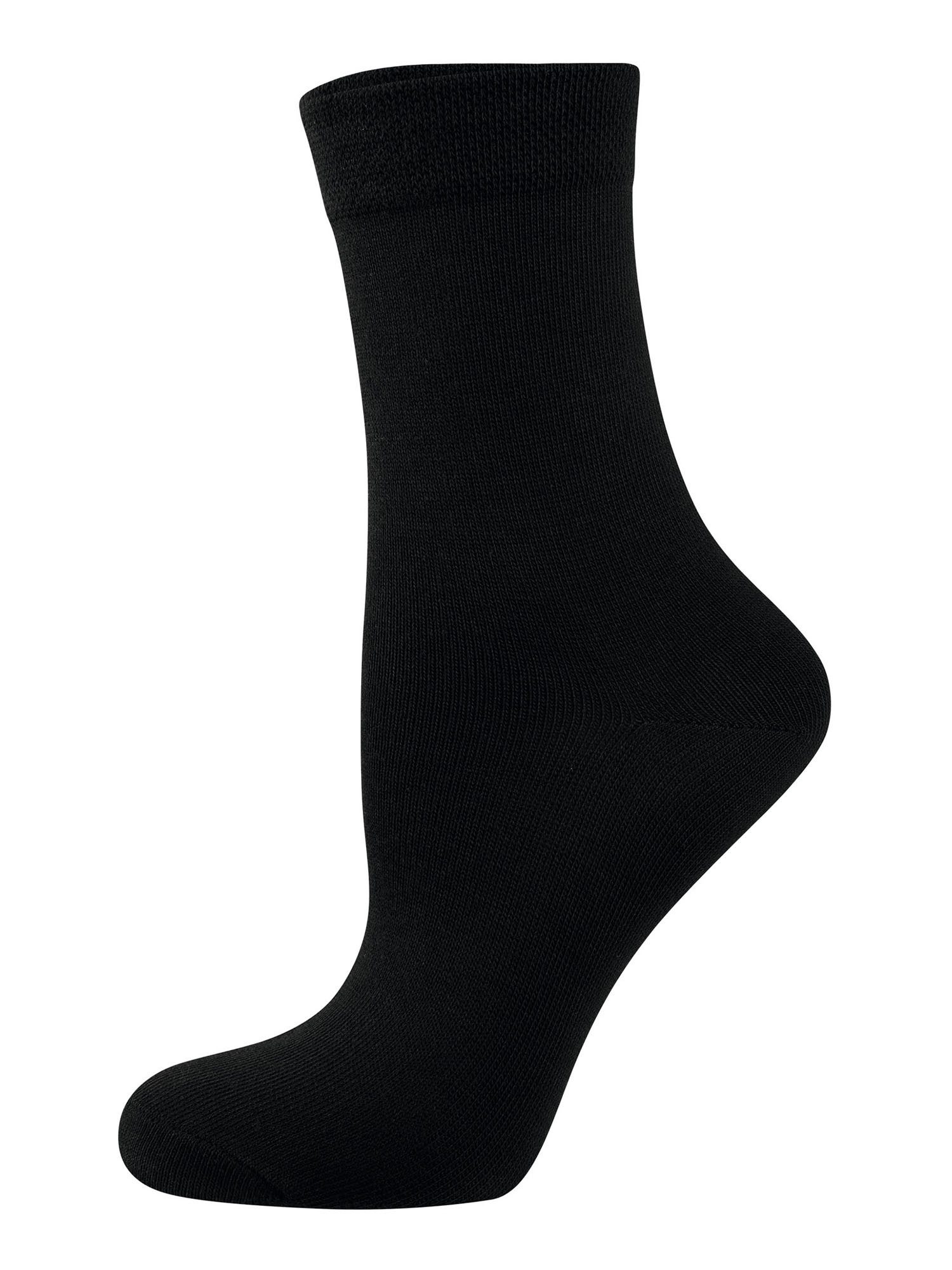 Nur Die Basicsocken Ohne Gummi (3-Paar) Socken, Baumwollsocken, Alltagsocken