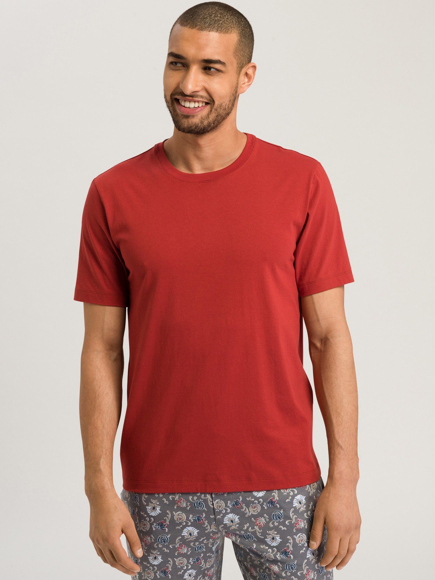 T-Shirt ochre Hanro red Shirts Living