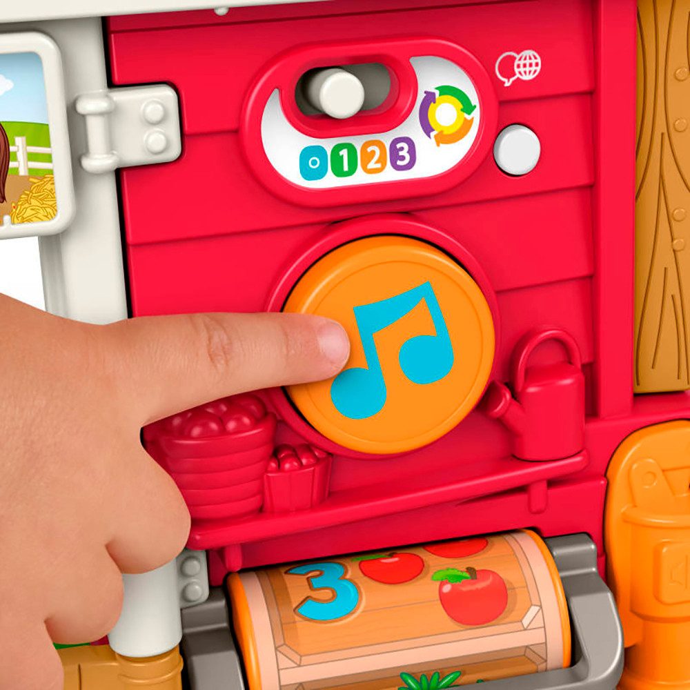 Fisher-Price® Lernspielzeug Little People Bauernhof (D, F, E, I, DU), mit Sound – Bild 4 von 5