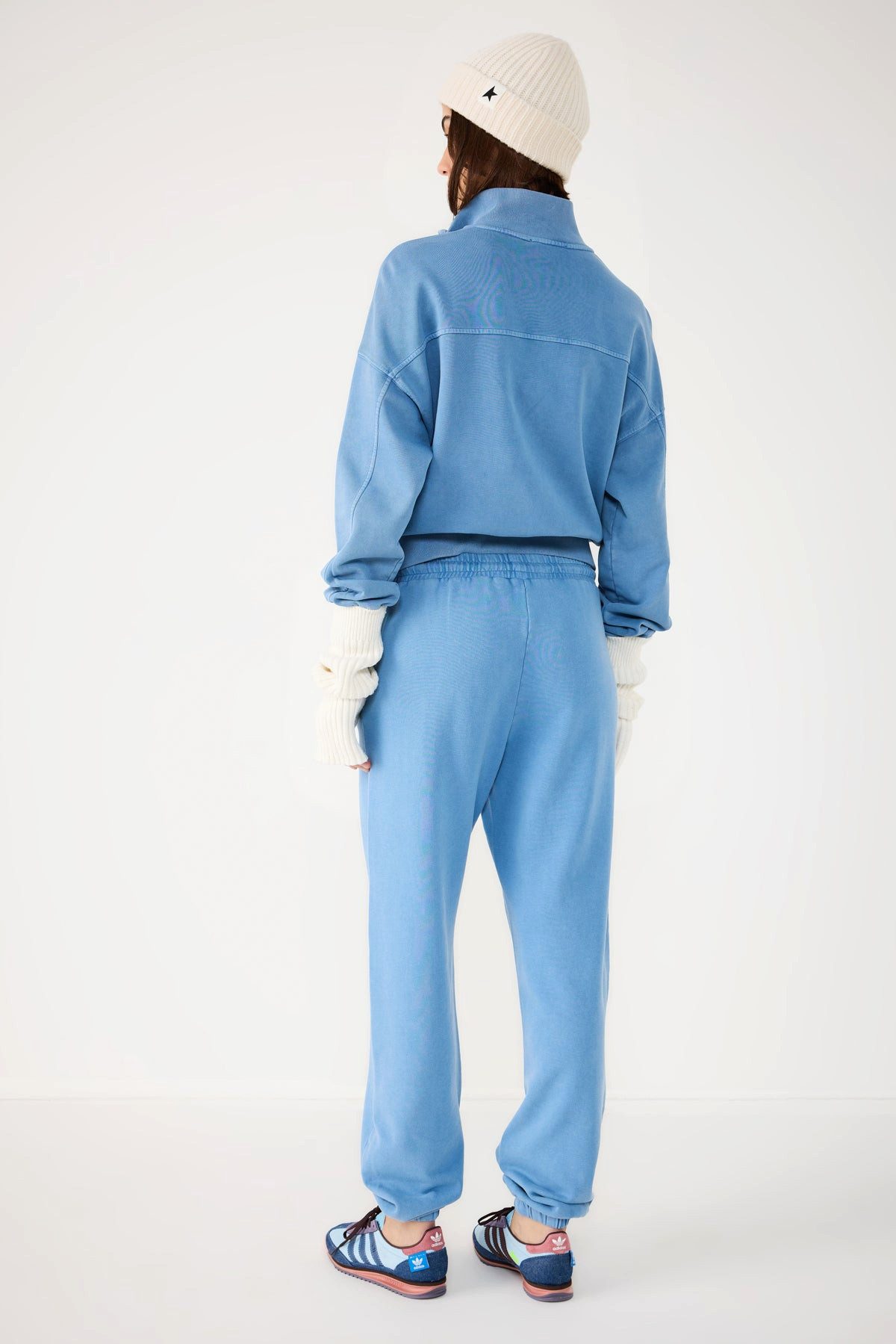 No Matter What Sweatponcho Jogginghose mit elastischem Bund