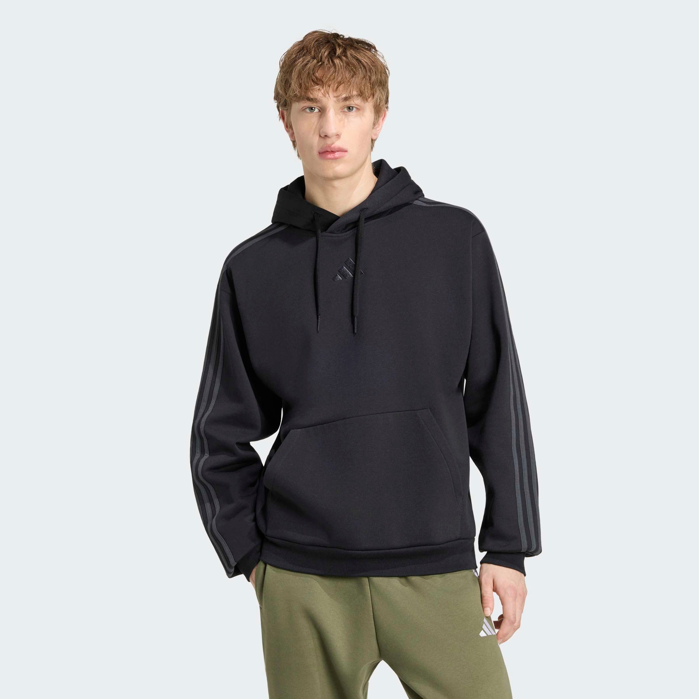 adidas Sportswear Kapuzensweatshirt ESSENTIALS 3-STREIFEN FLEECE HOODIE