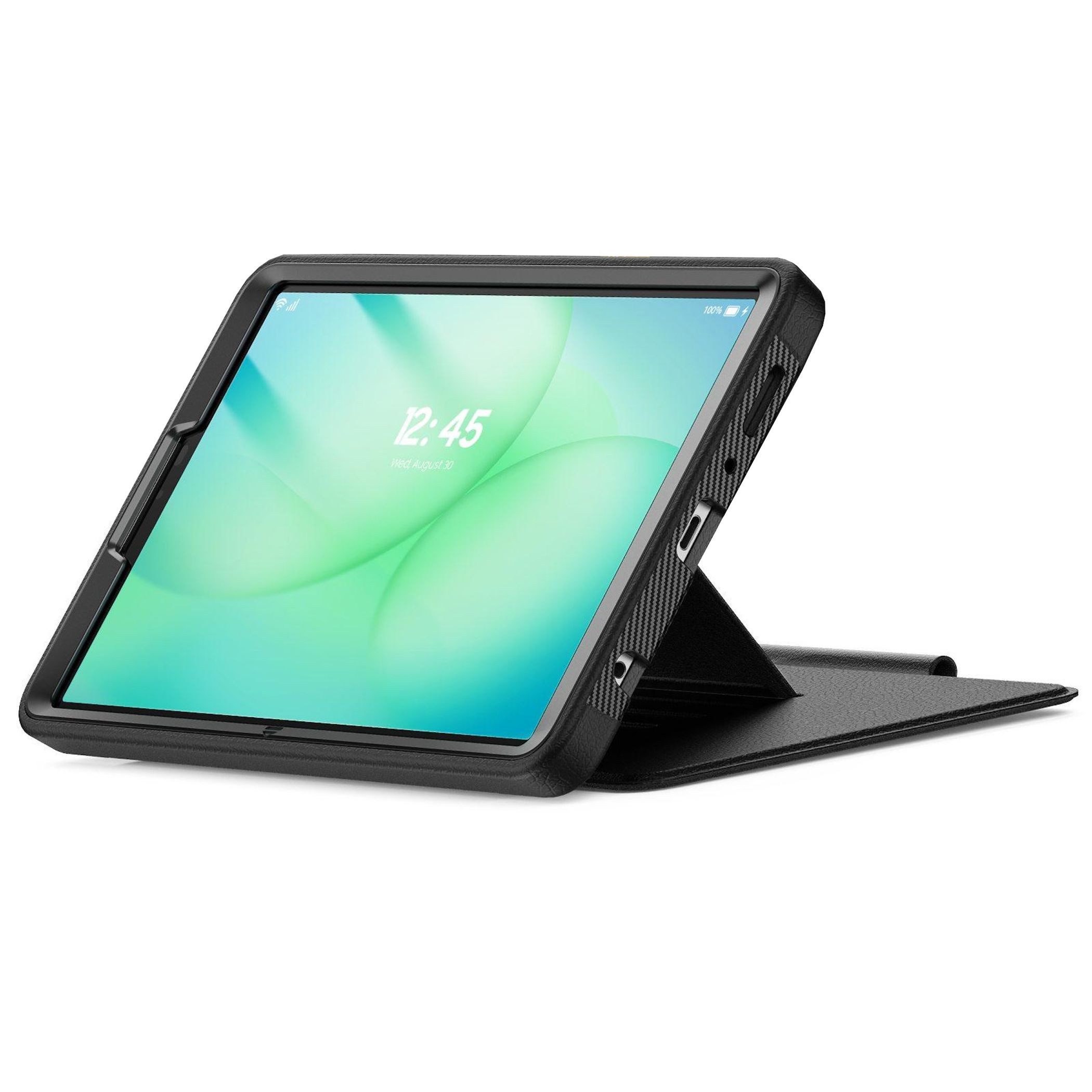 Wigento Tablet-Hülle Aufstellbar für Samsung Galaxy Tab A11 / A9 Smart Cover Magnetisch, Kartenfächer, Auto Sleep Wake, Magnetverschluss