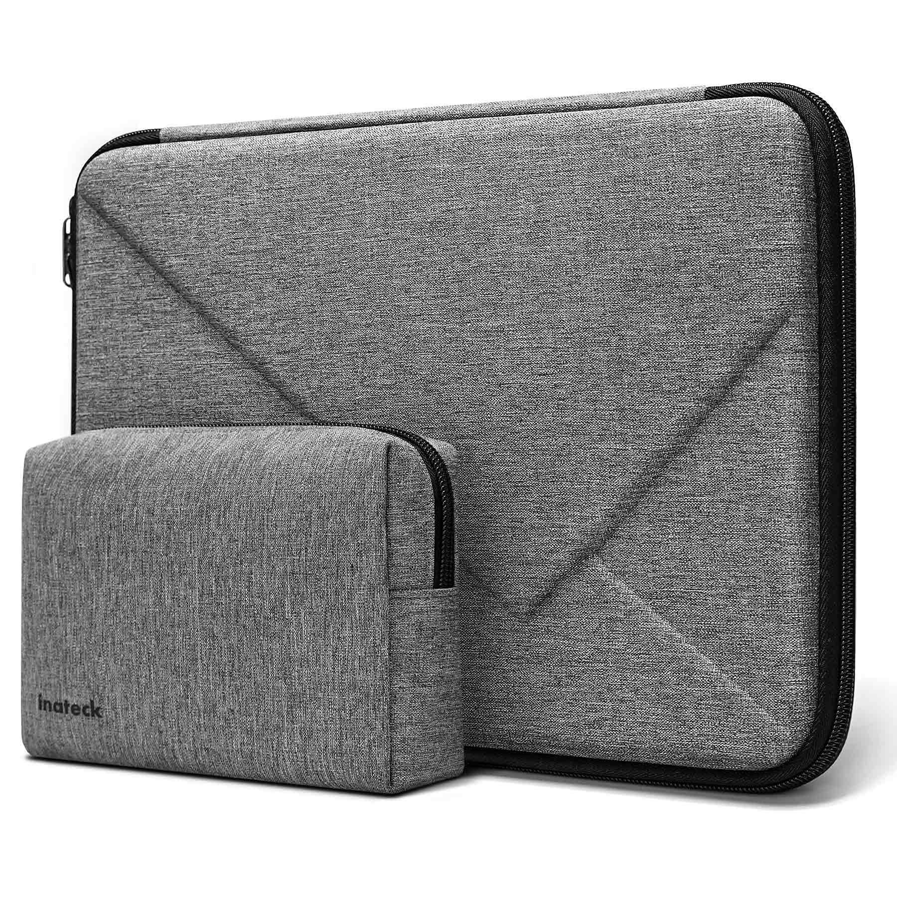 Laptop Leder Tasche Schutzhülle Charger Bag für 11,6-16 Zoll Macbook Pro/Air 