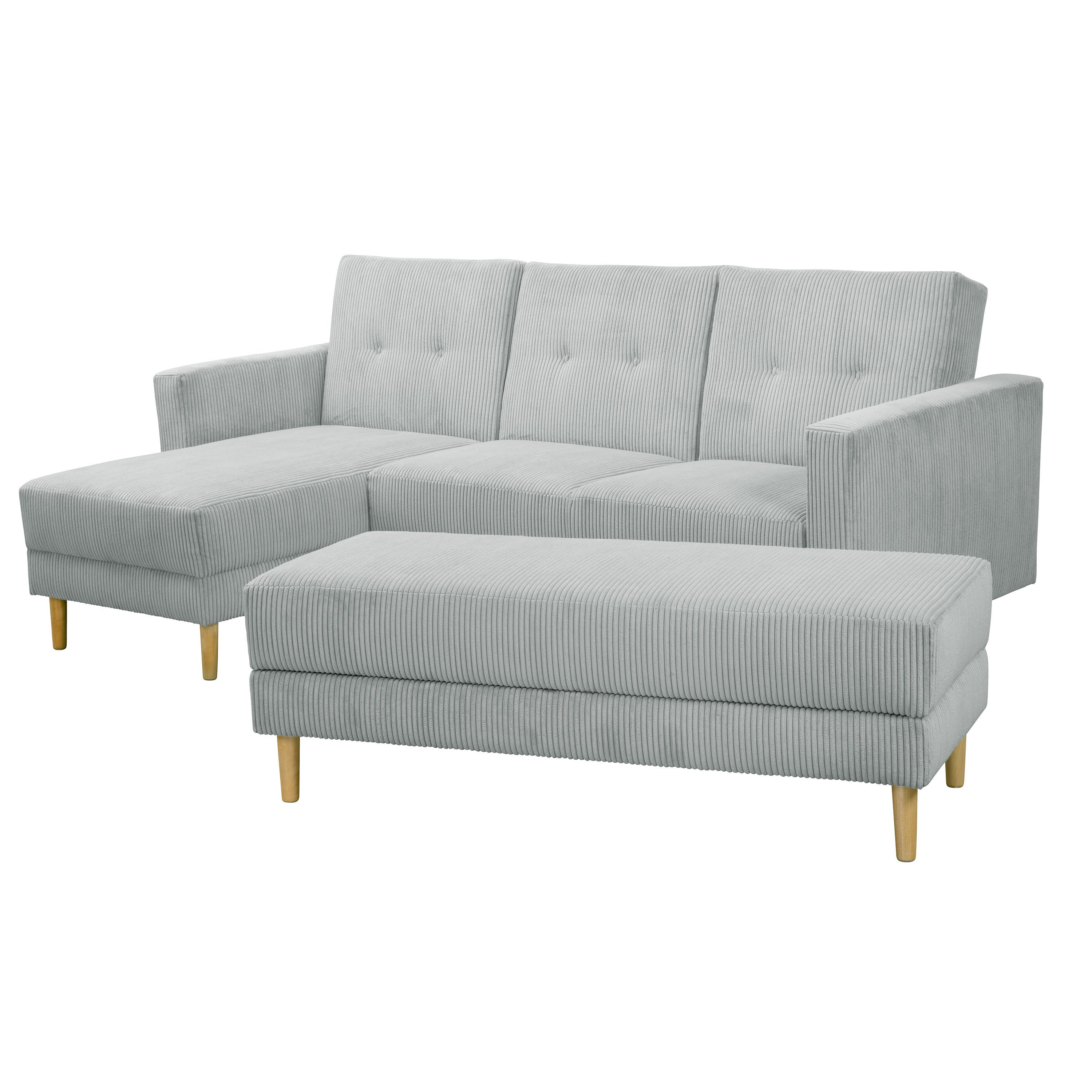 Max Winzer® Ecksofa Just Cool, Funktionssofa mit Табуретки