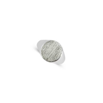 Sprezzi Fashion Siegelring Herren Silber Ring Fingerring Siegelring aus 925 Sterling Silber (inkl. Geschenkbox und Silberputztuch geliefert), handgefertigte Oberfläche, oval, massiv