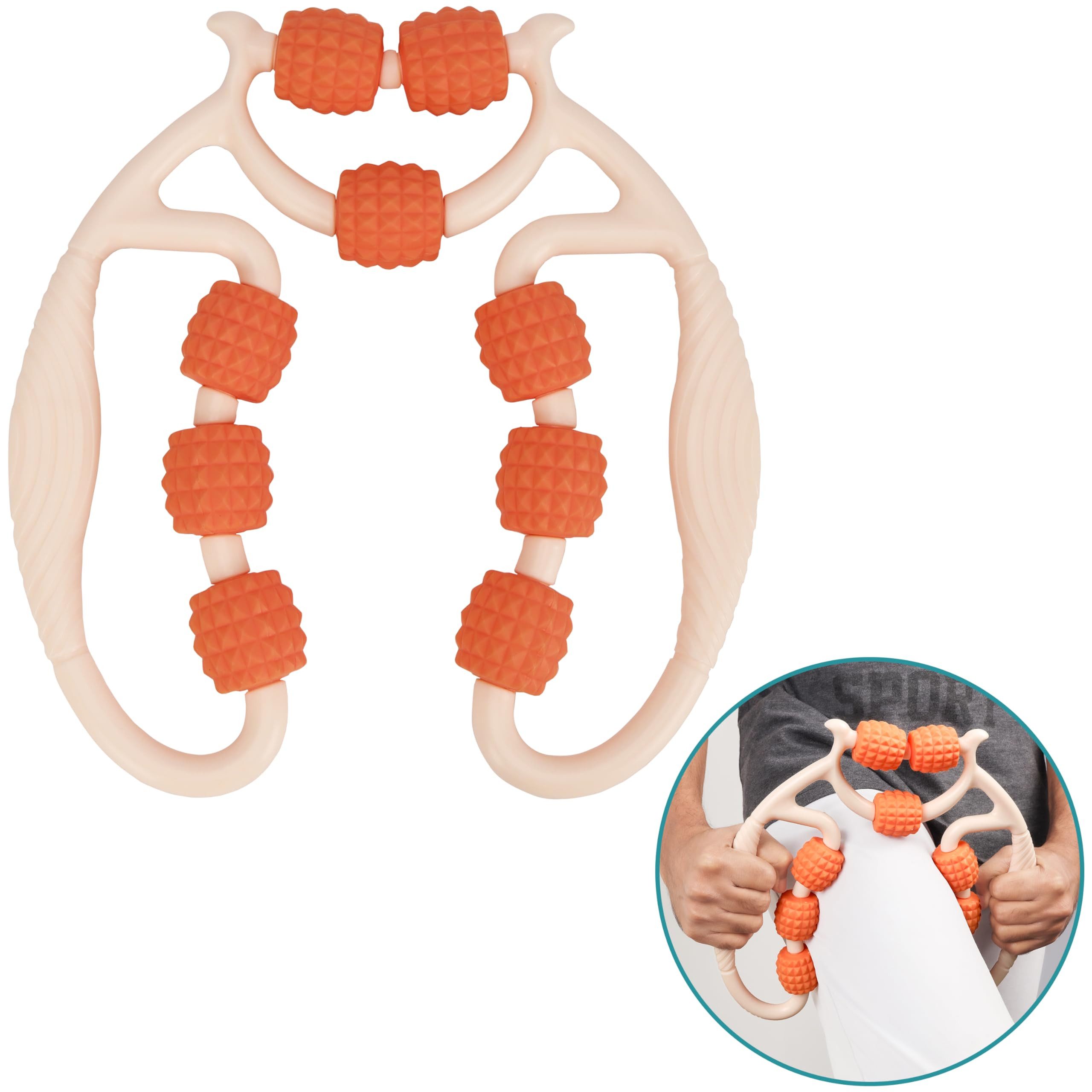Belle Vous Fitnessrolle Belle Vous Beinmuskel Massagegerät - Tiefengewebe Massage Roller mit 9 (1-tlg)