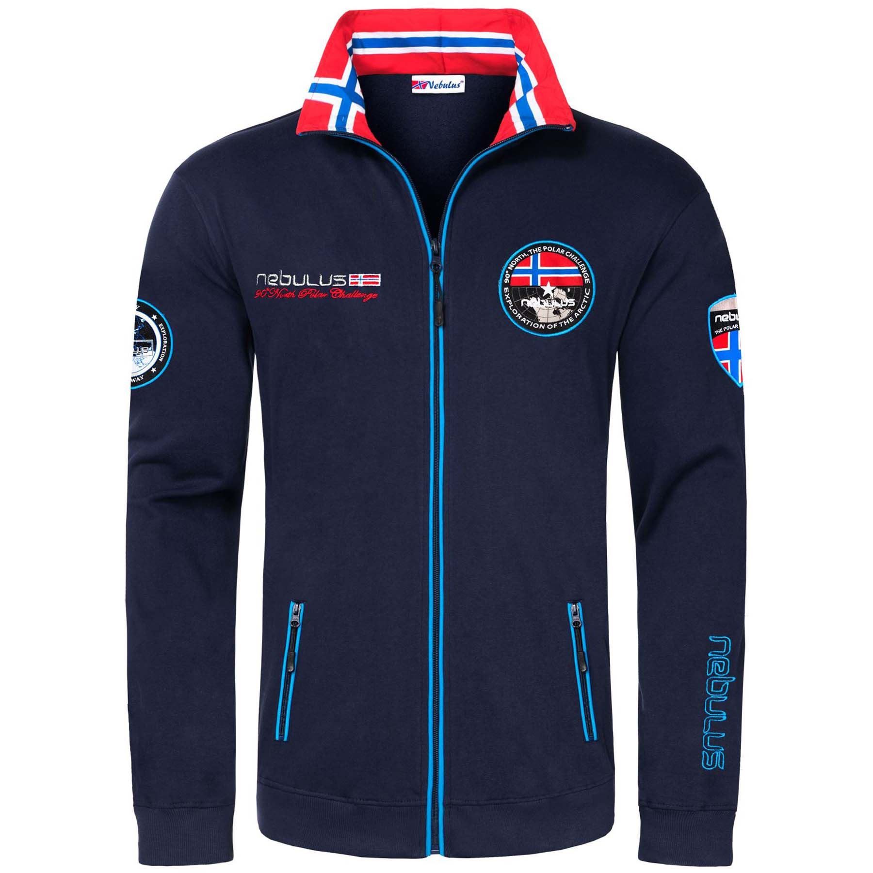 Nebulus Sweatjacke COMEBACK, P4117 - Herren, navy, 3XL