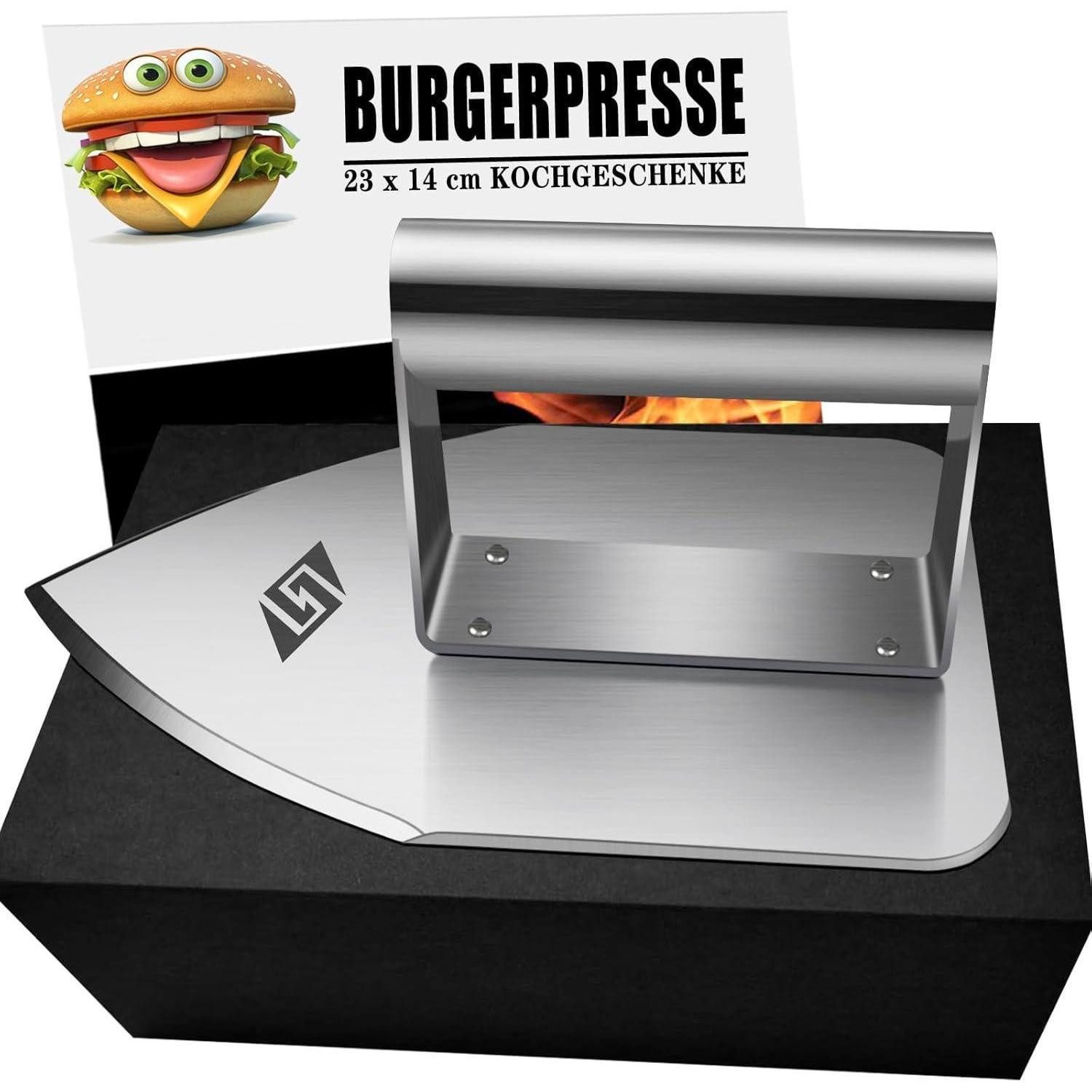 LuxusKollektion Burgerpresse Smash Burgerpresse Edelstahl Smasher Männer Geschenke (1 St), Metall