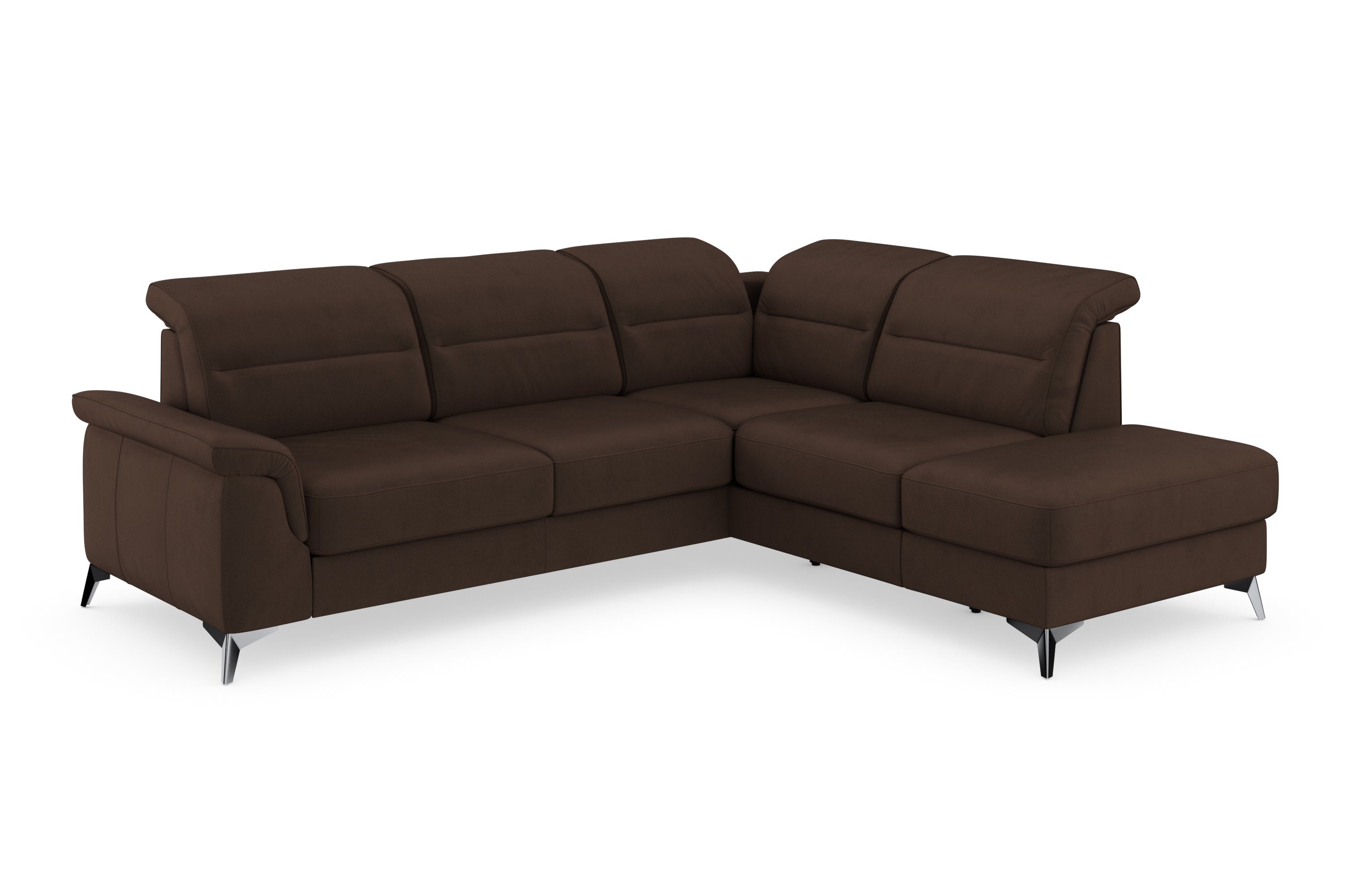 sit&more Ecksofa Armteilfunktion mane, optional und Kopfteilverstellung mit mit Sinatra