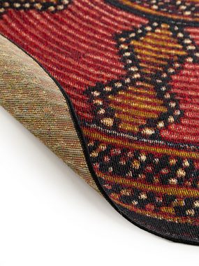 Outdoorteppich Artis, benuta, rund, Höhe: 5 mm, Kunstfaser, Berber, Ethno-Style, Wohnzimmer
