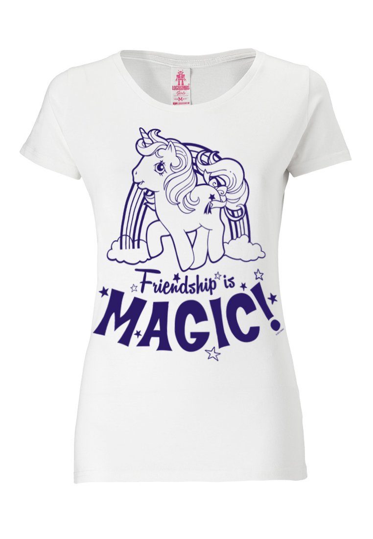 LOGOSHIRT T-Shirt My Little großem Pony Frontdruck Magic Friendship - Is mit