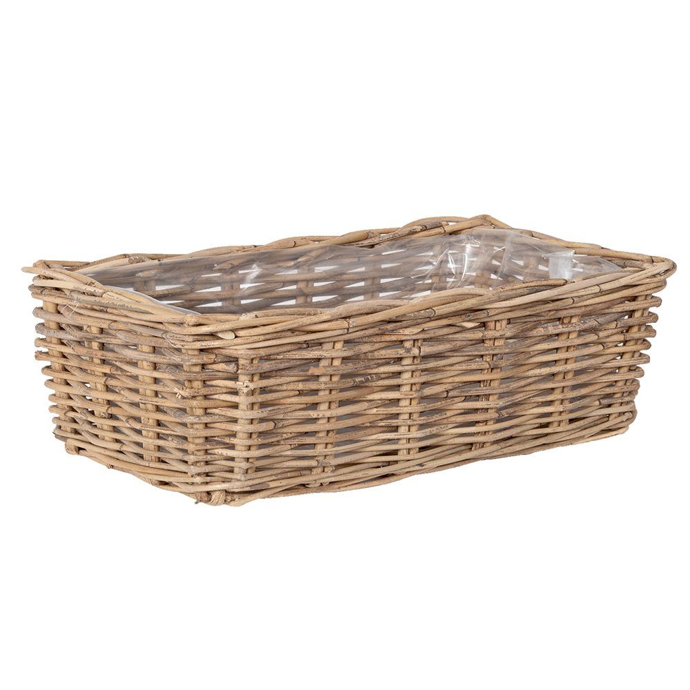 6er-Set Rechteckige Pflanzuntersetzer | 27,9 Cm, Braun | Aus Dickem PP-Material Für Innen & Außen