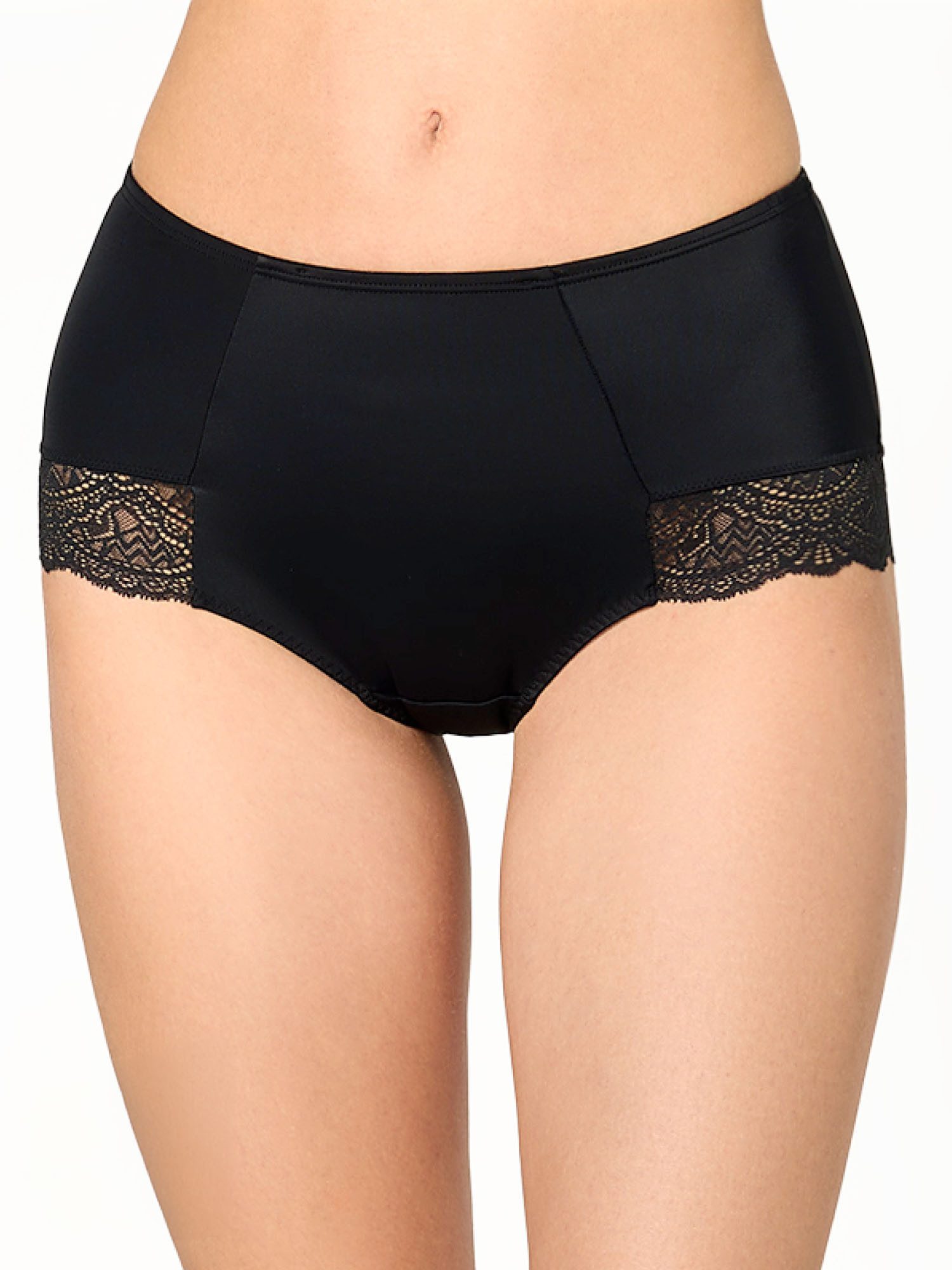 Nur Die Shapingslip Midwaist Smooth Lace Light Shaping Shape Slip, Shapewear Slip, Bauchweg Slip