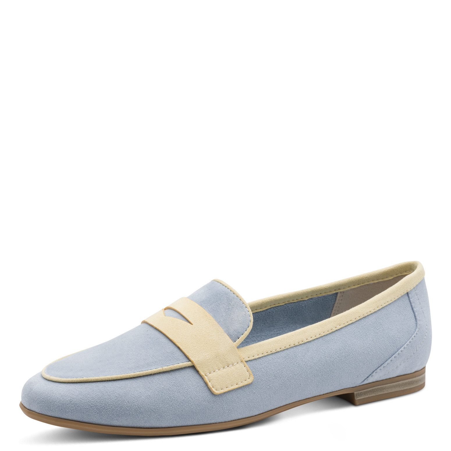 MARCO TOZZI Slipper, Blockabsatz, Schlupfschuh, Businessschuh in veganer Verarbeitung