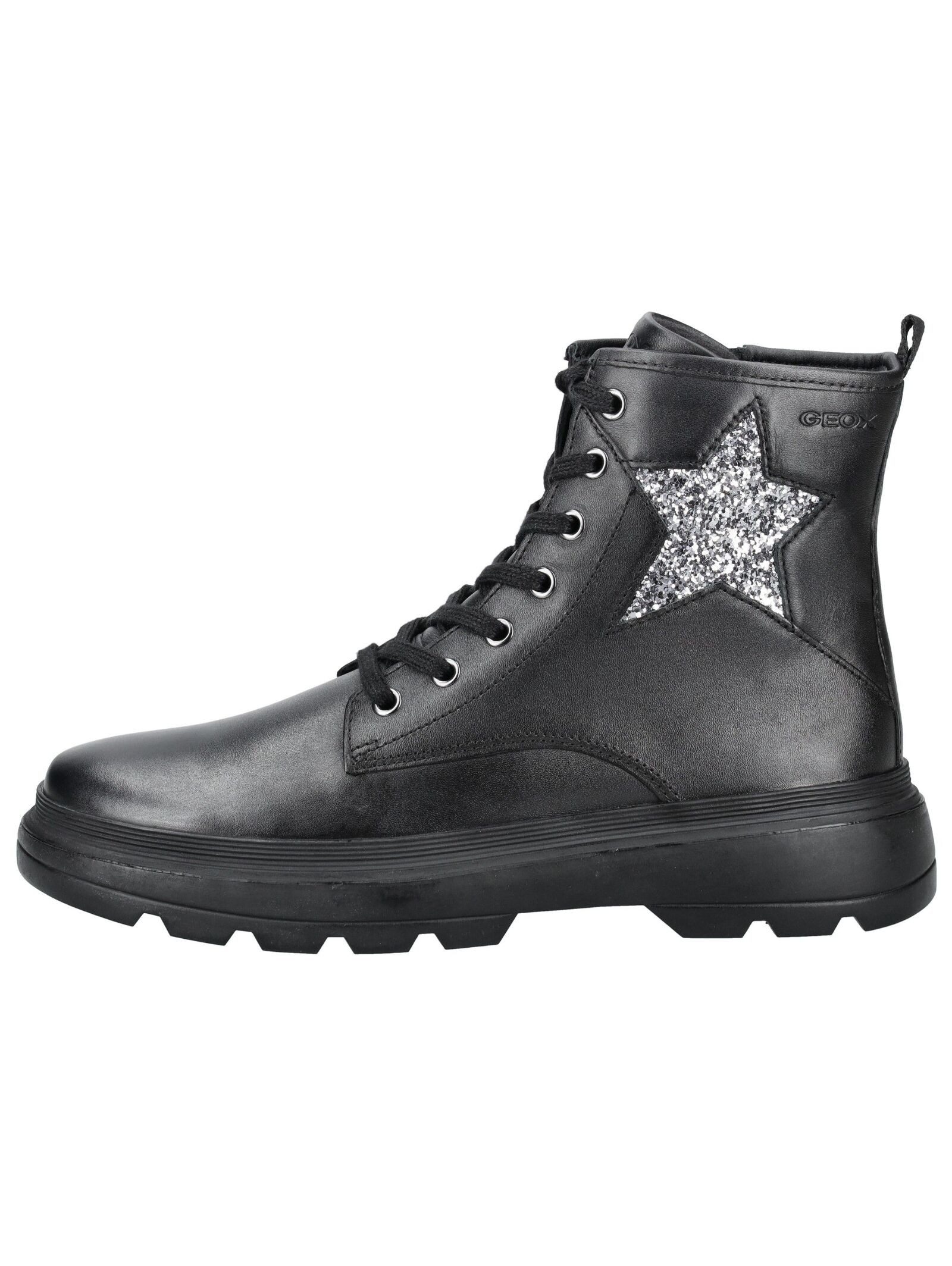 Geox Stiefelette Leder/Textil Schnürstiefelette günstig online kaufen