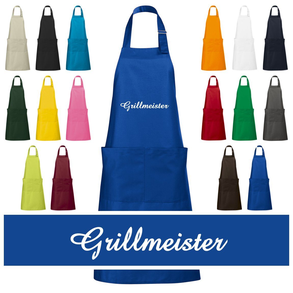 JYNVO Grillschürze Wasserdicht - Praktische Küchenschürze Für Männer Und Damen