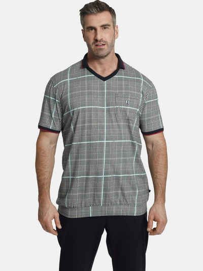 Charles Colby Poloshirt EARL STIRLING +Fit Kollektion, Hahnentritt